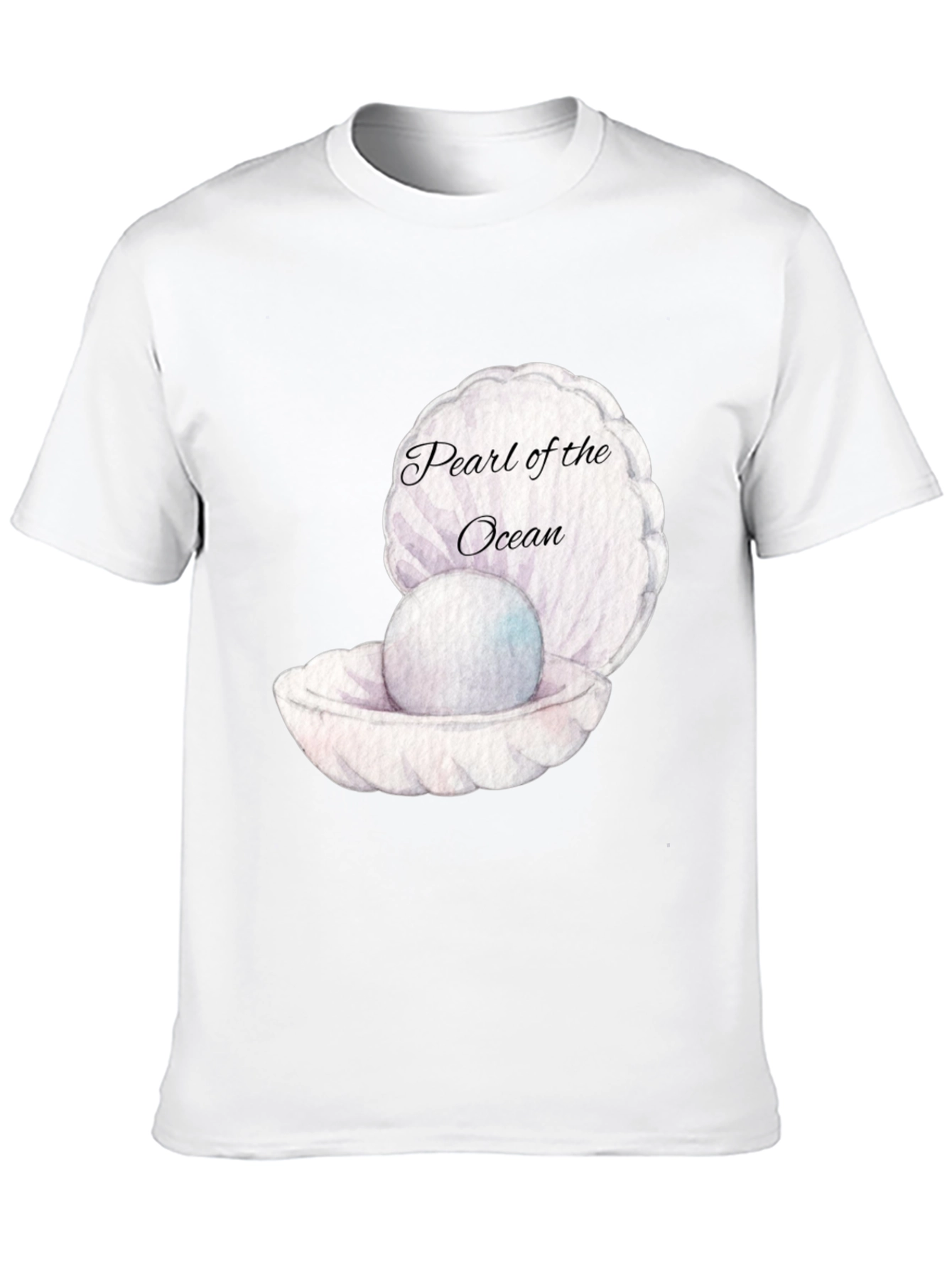 Pearl of the Ocean Black Graphic Tee