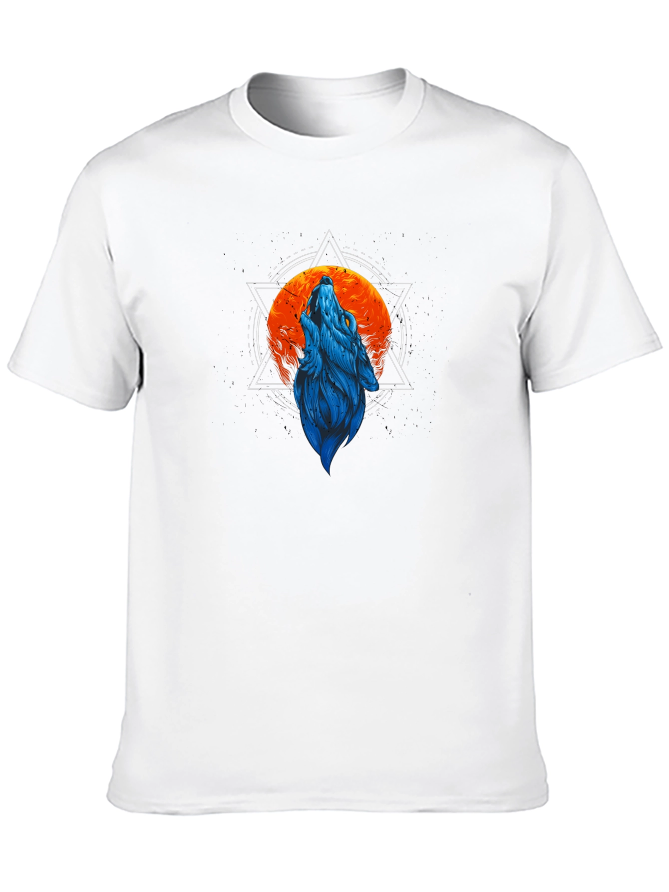 Wolf Moon Graphic T-Shirt - Black