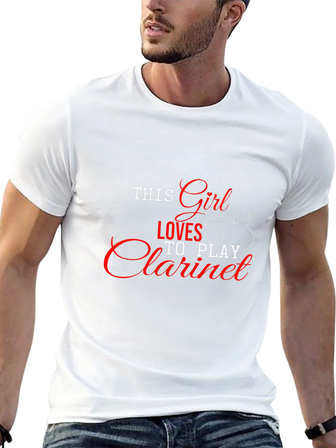 This Girl Loves Clarinet T-Shirt - Black