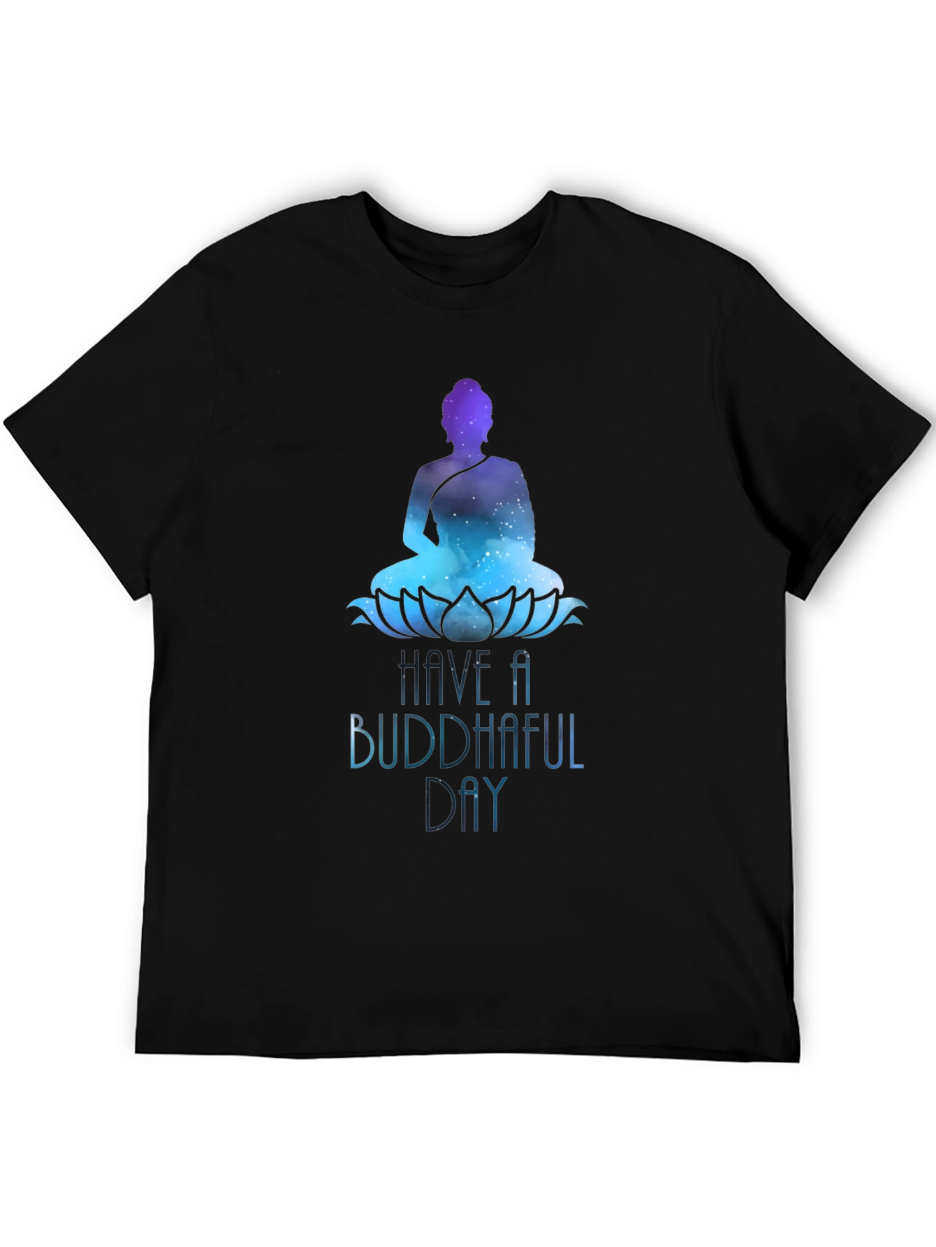 Buddhaful Day Graphic Tee - Meditative Style