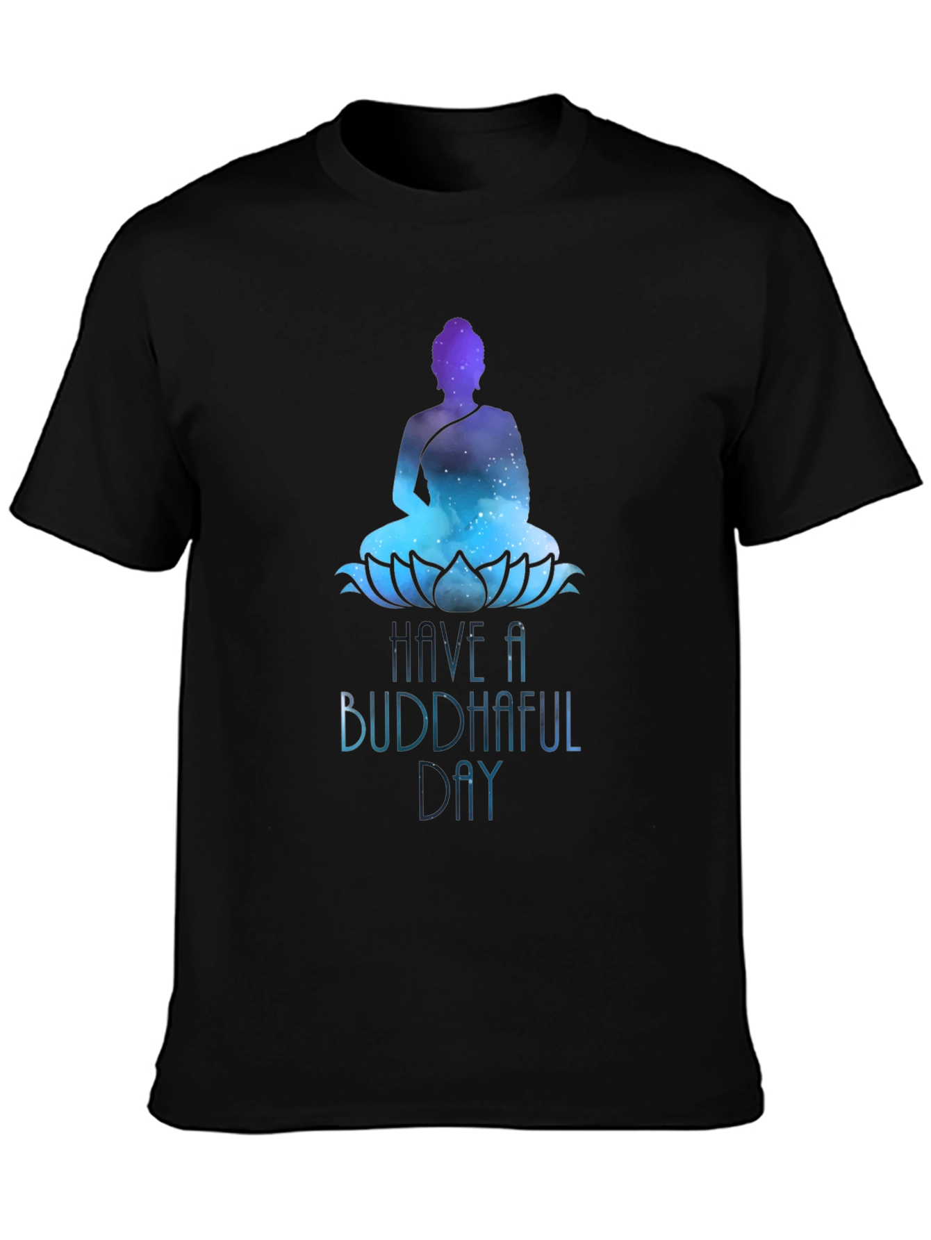Buddhaful Day Graphic Tee - Meditative Style