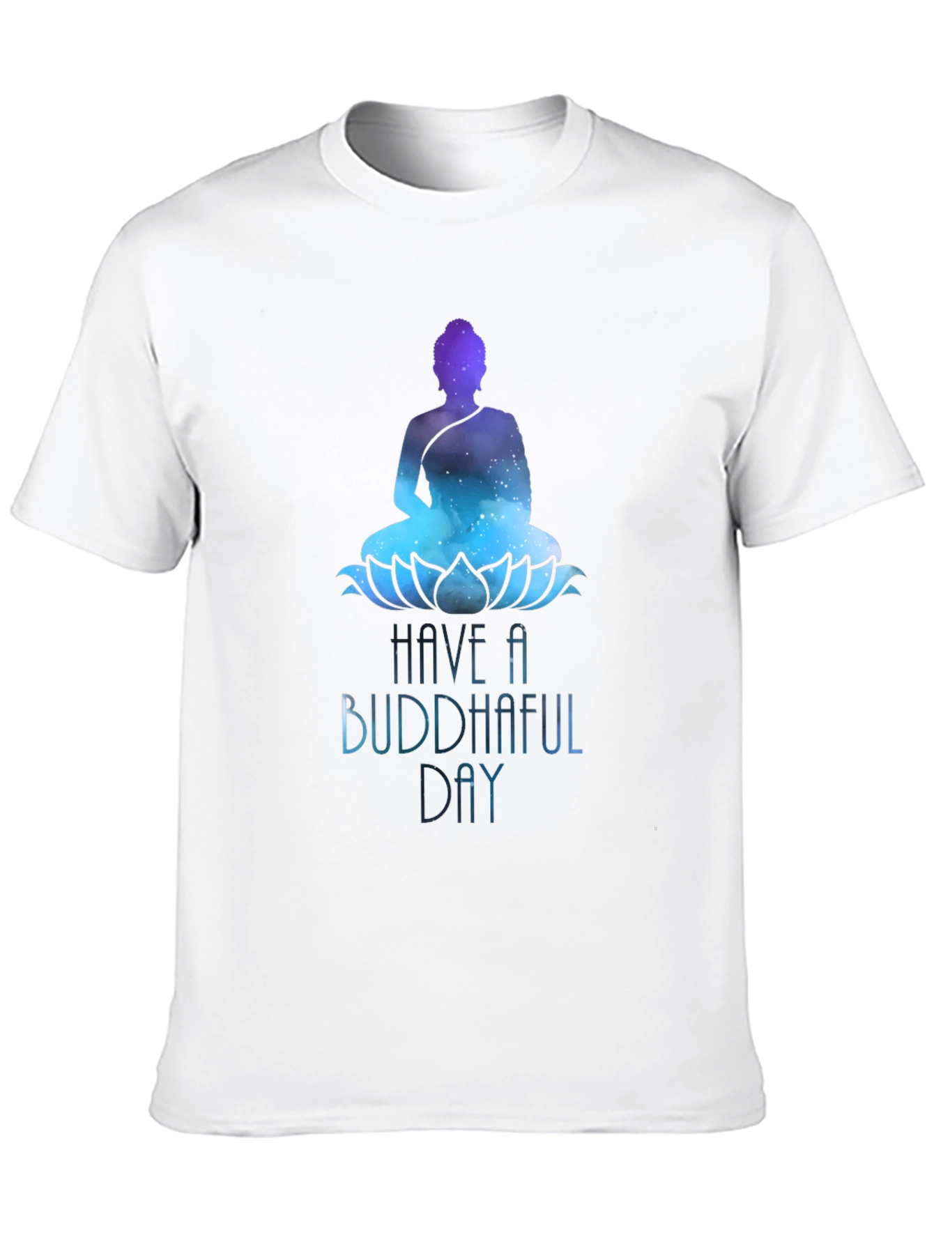 Buddhaful Day Graphic Tee - Meditative Style