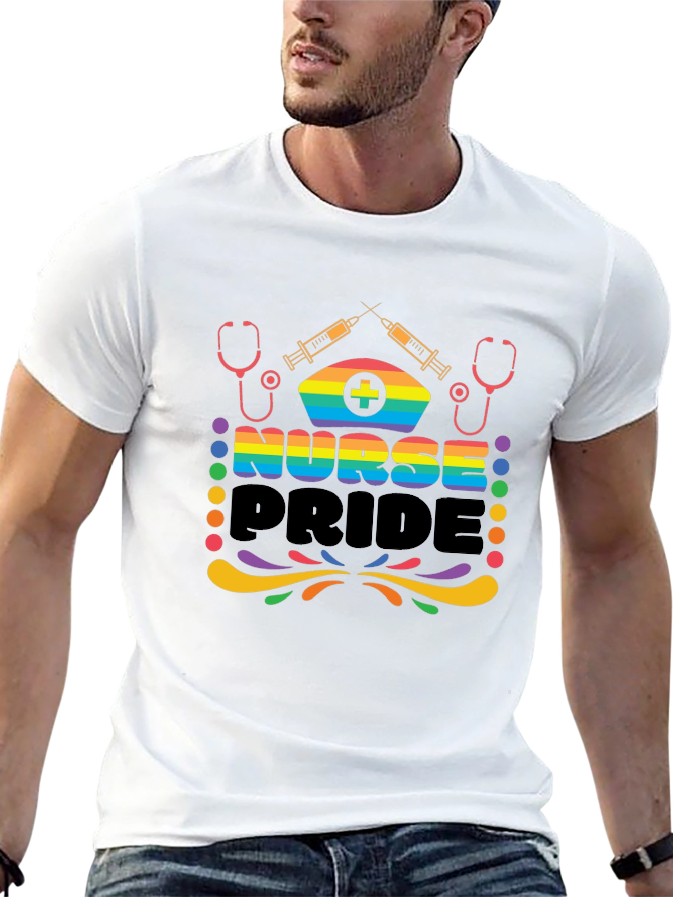 Nurse Pride T-Shirt - LGBTQ+ Pride Month