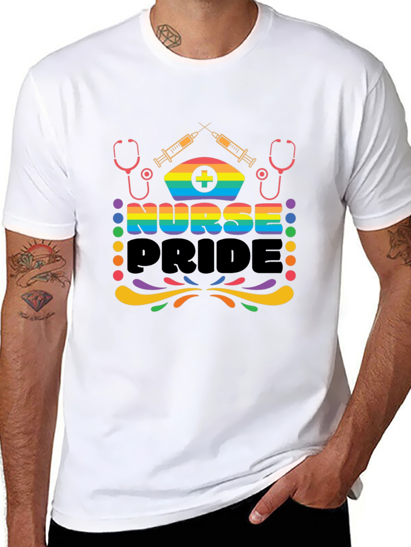 Nurse Pride T-Shirt - LGBTQ+ Pride Month