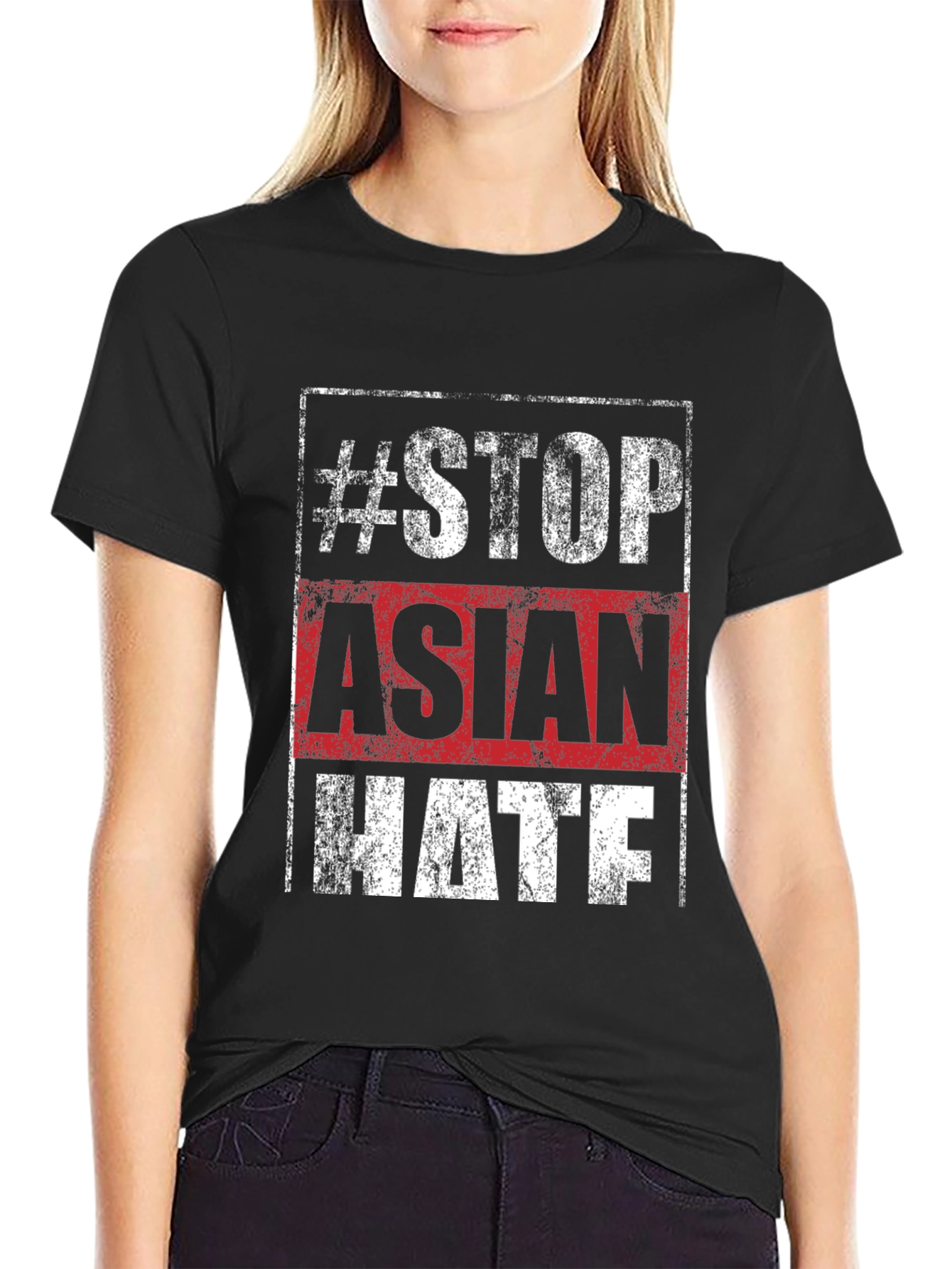 Stop Asian Hate Graphic T-Shirt