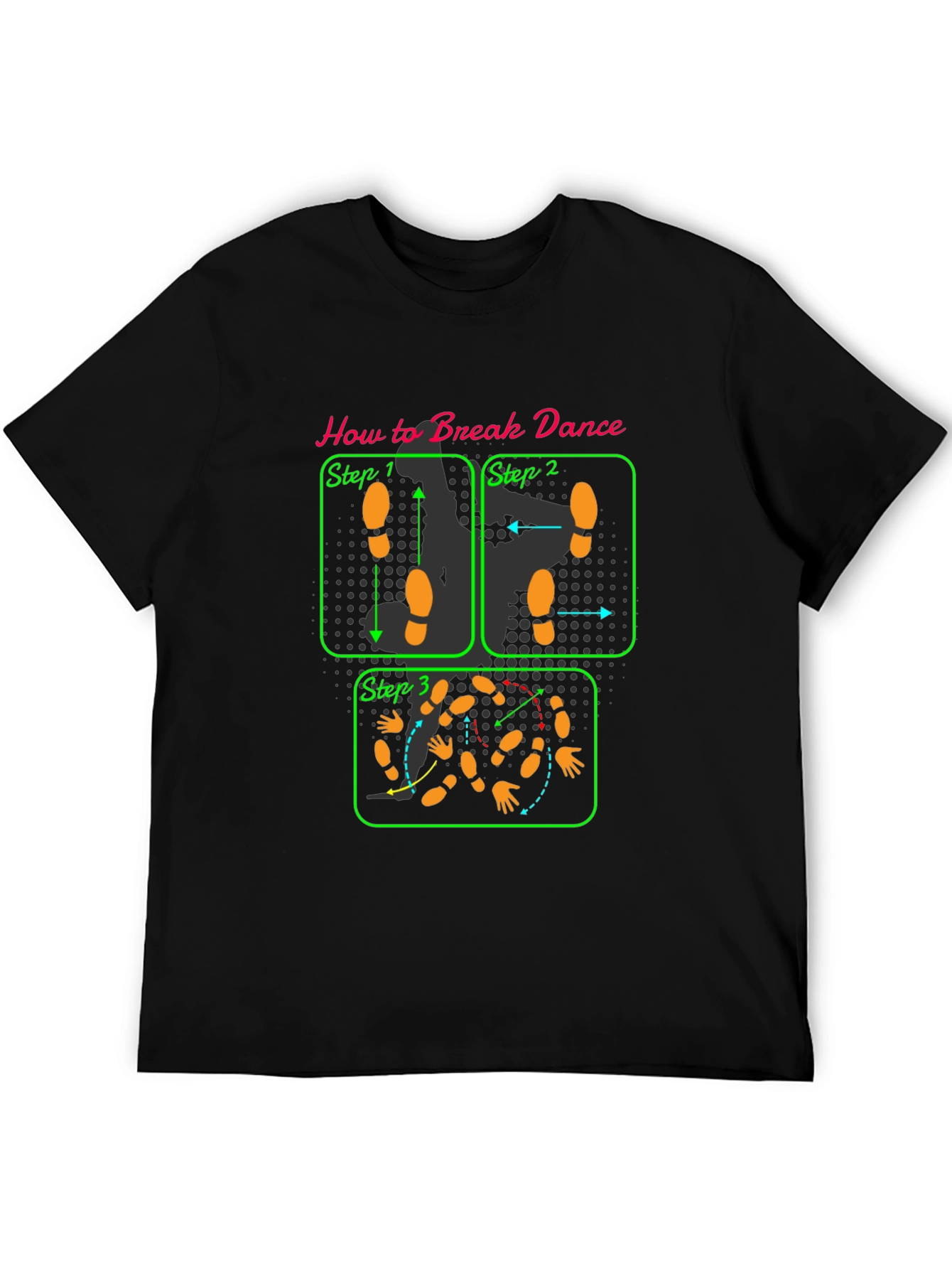 Break Dance Instruction T-Shirt
