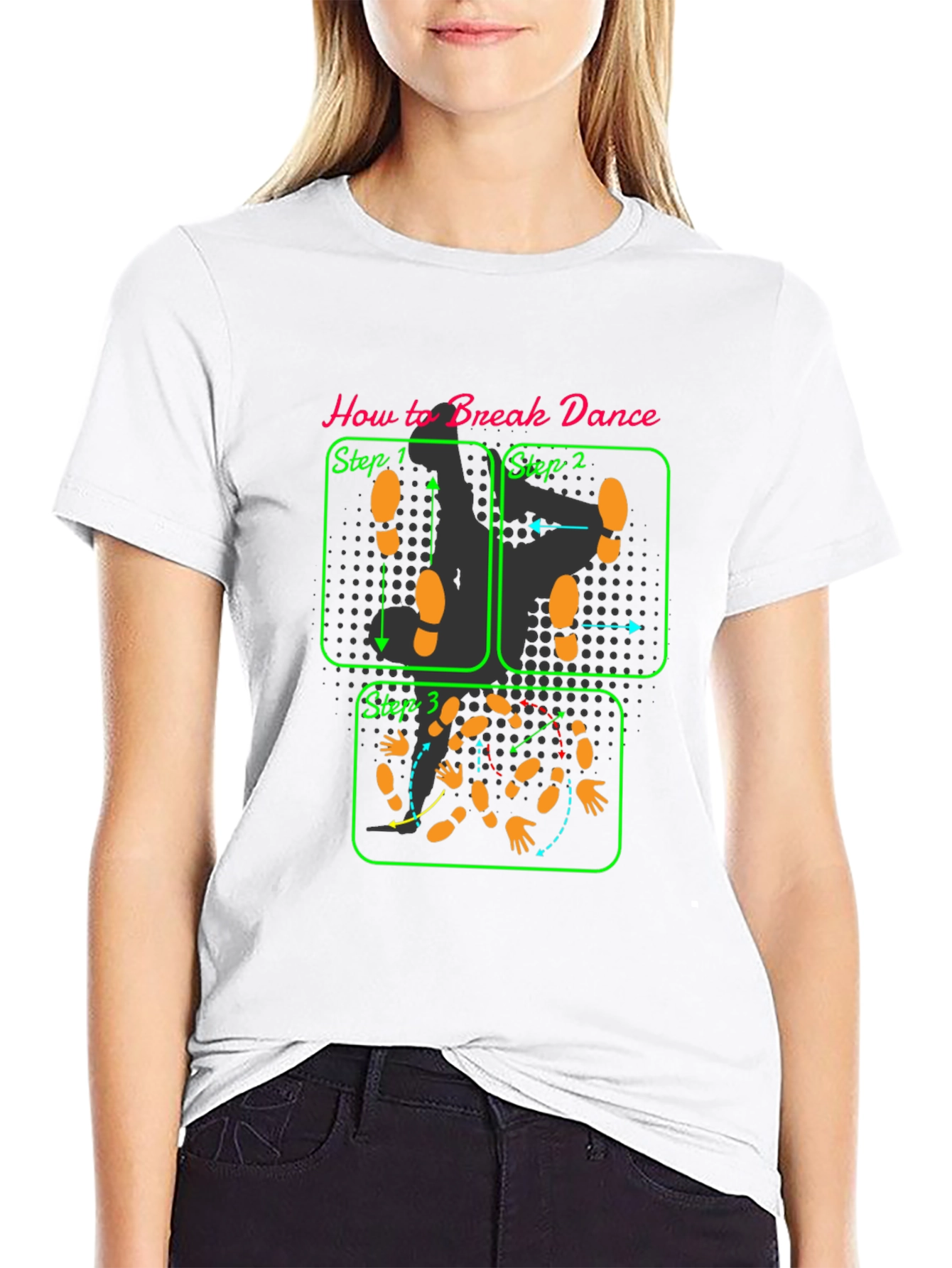 Break Dance Instruction T-Shirt