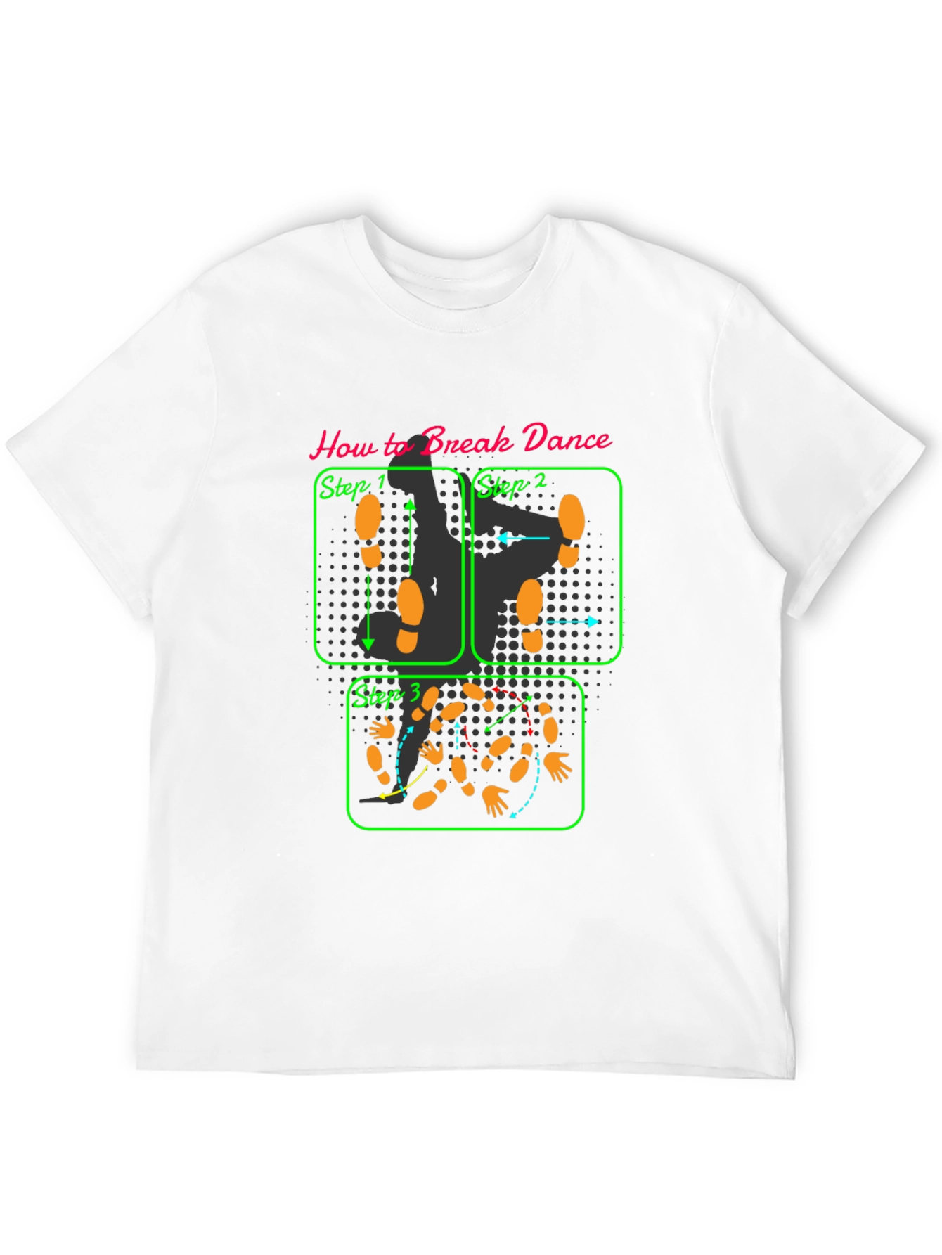 Break Dance Instruction T-Shirt
