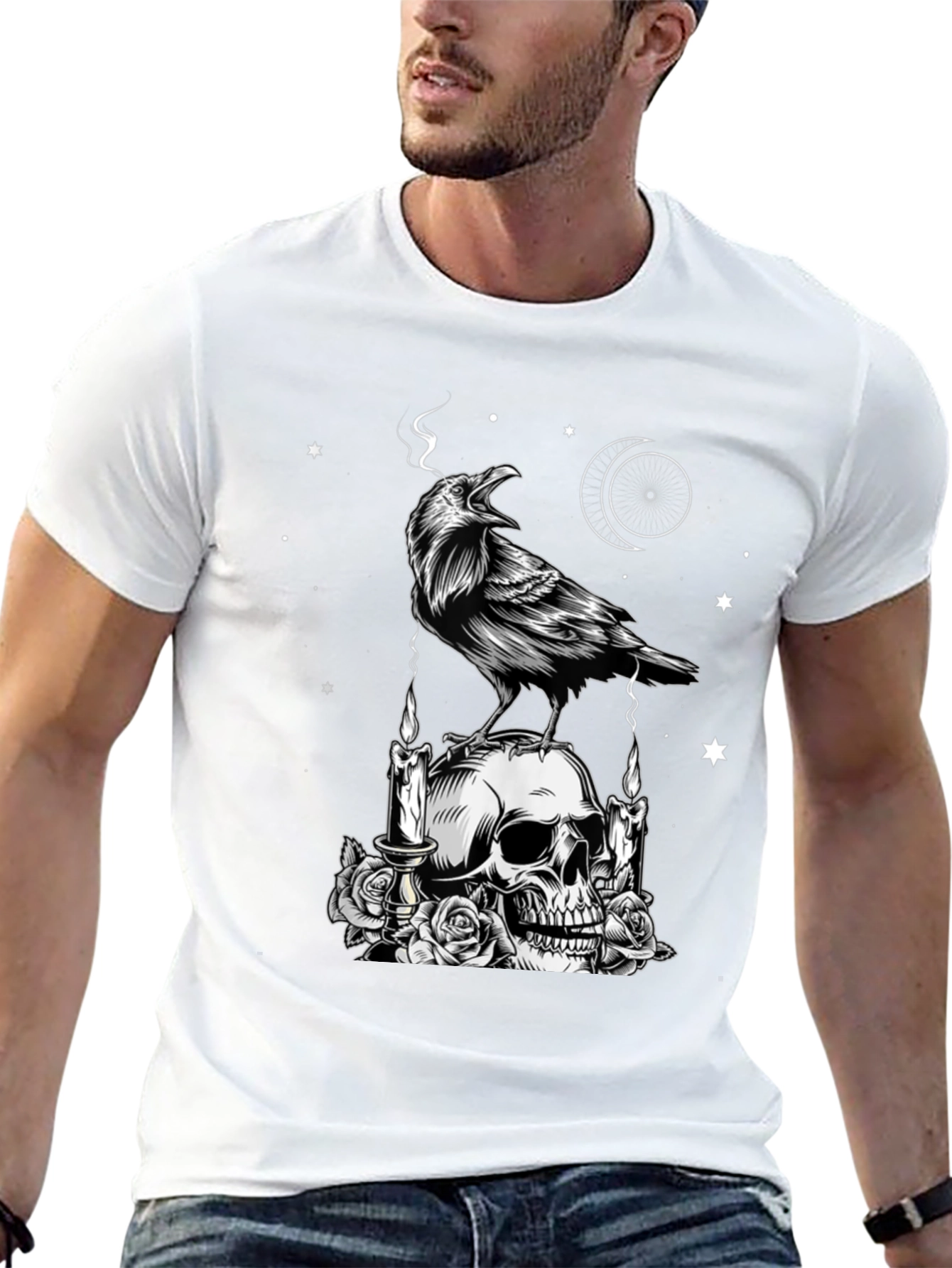 Raven & Skull Graphic Tee