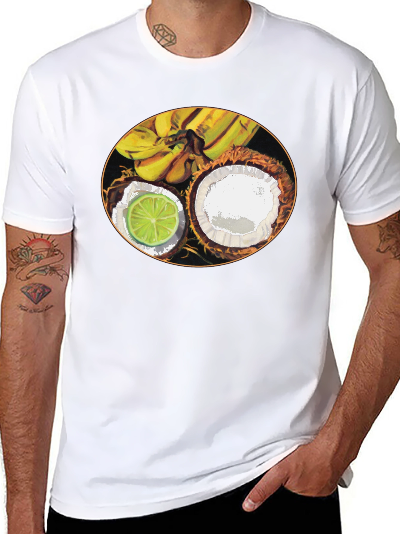 Tropical Fruit Graphic Tee