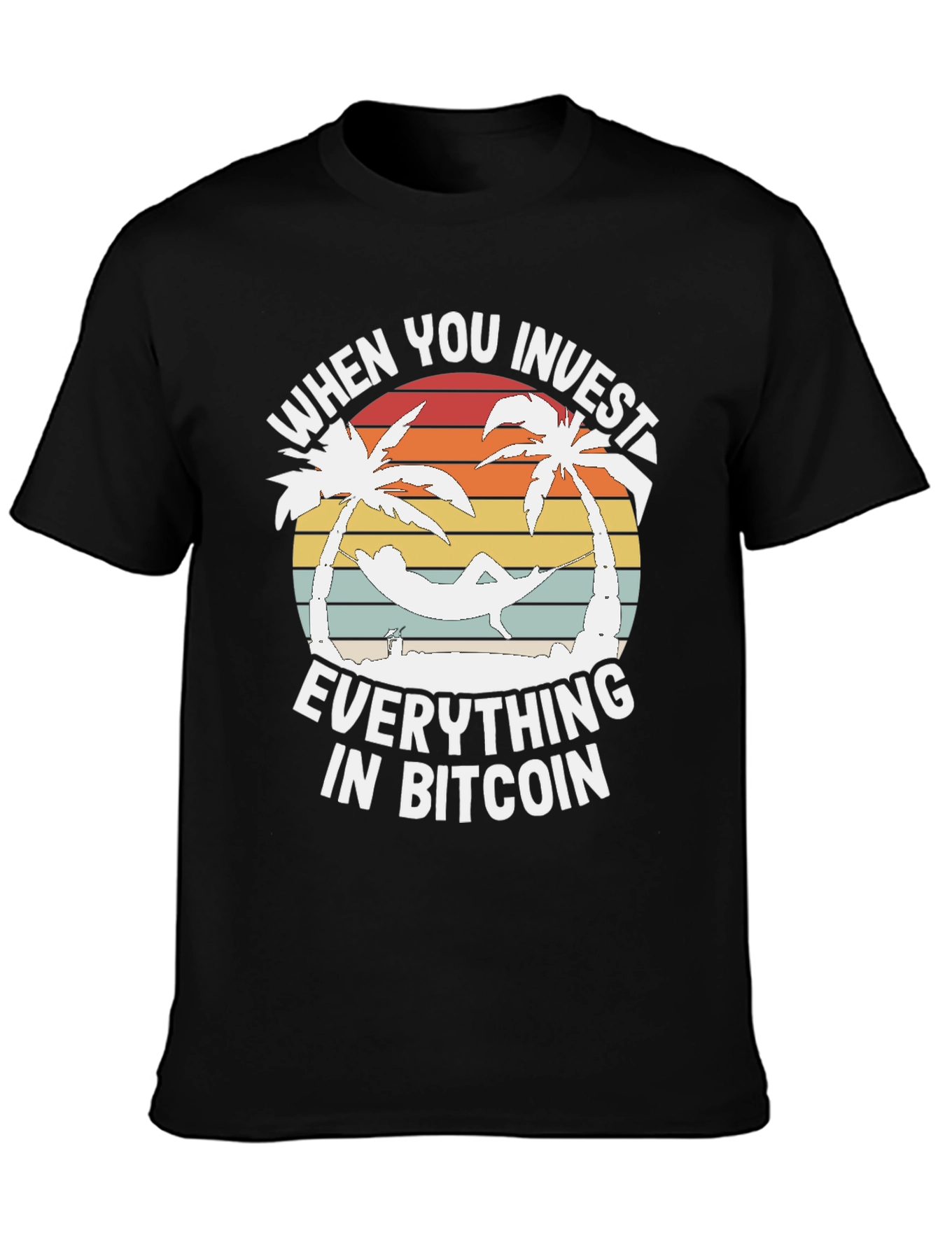 Bitcoin Investor Paradise Graphic T-Shirt