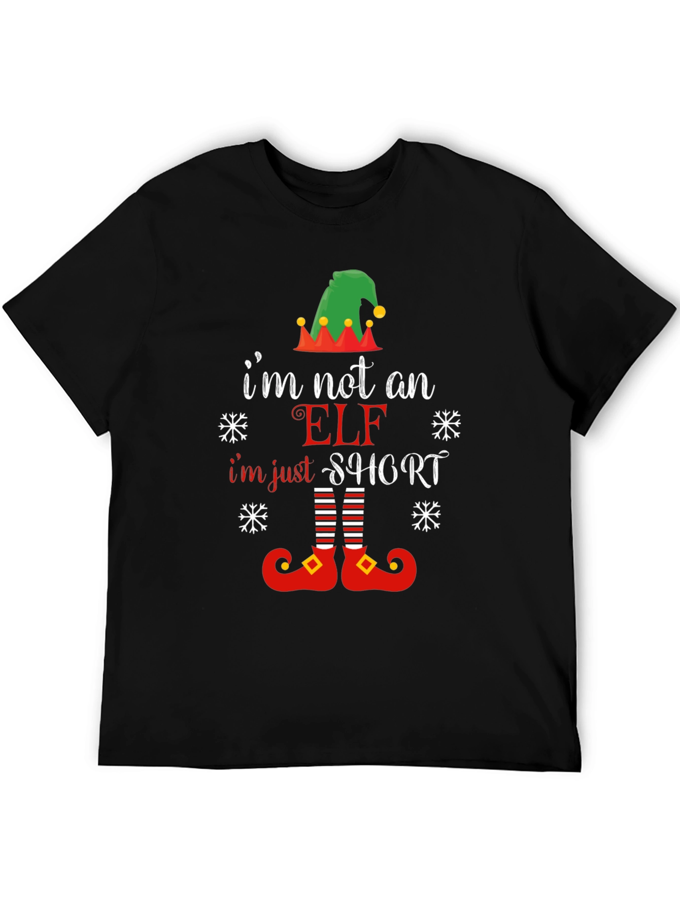 Im Not An Elf Im Just Short T-Shirt