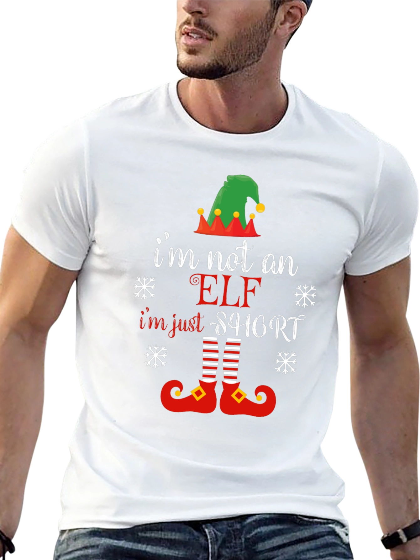 Im Not An Elf Im Just Short T-Shirt