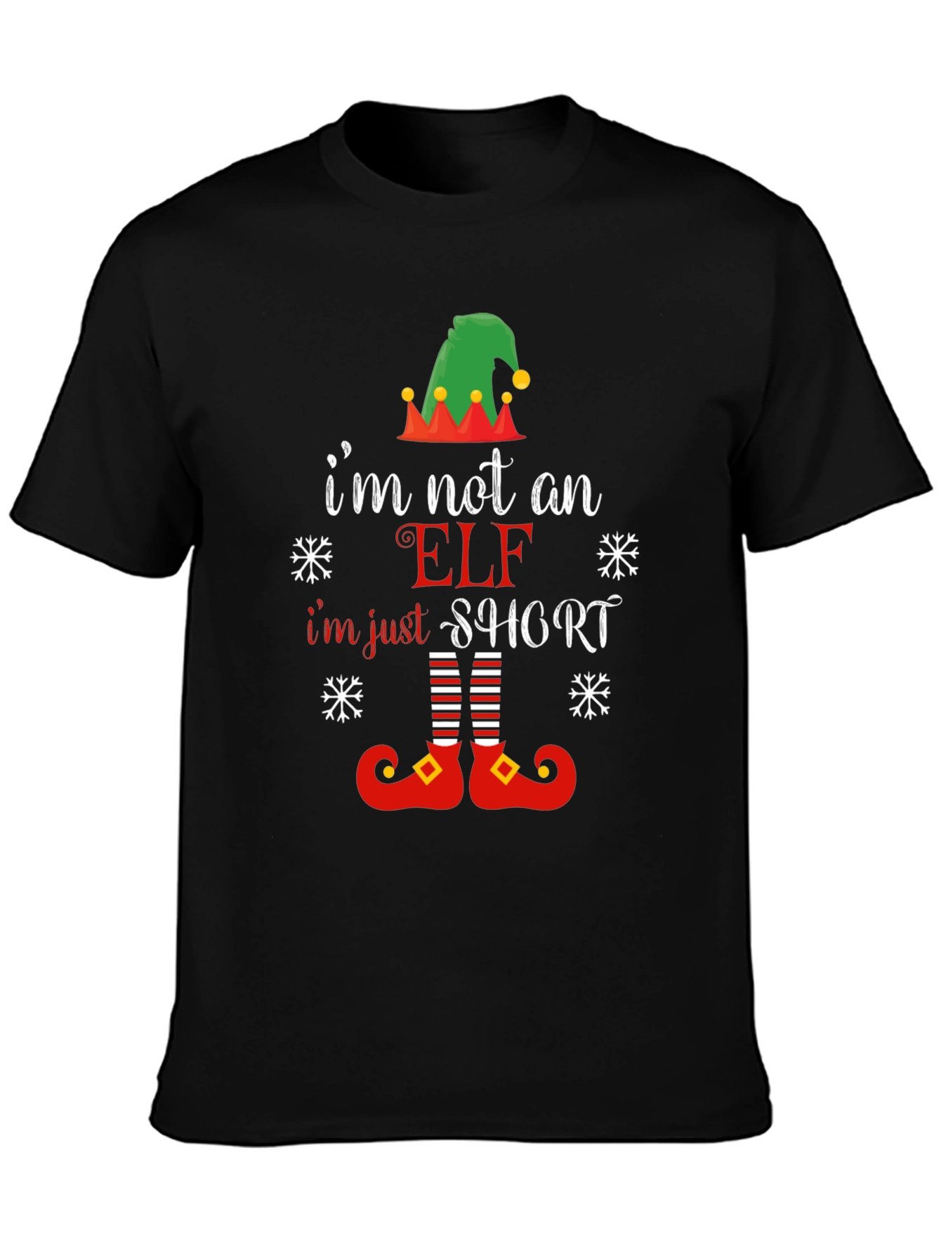Im Not An Elf Im Just Short T-Shirt