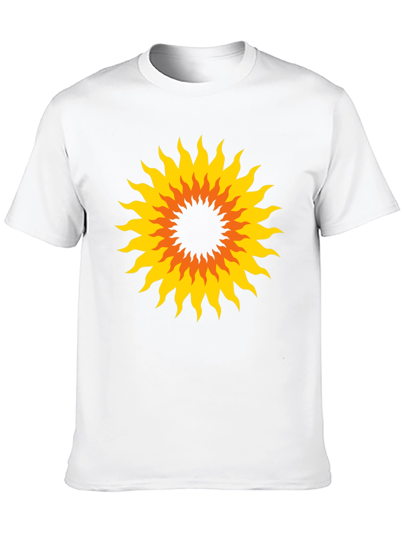 Sunburst Graphic Black T-Shirt