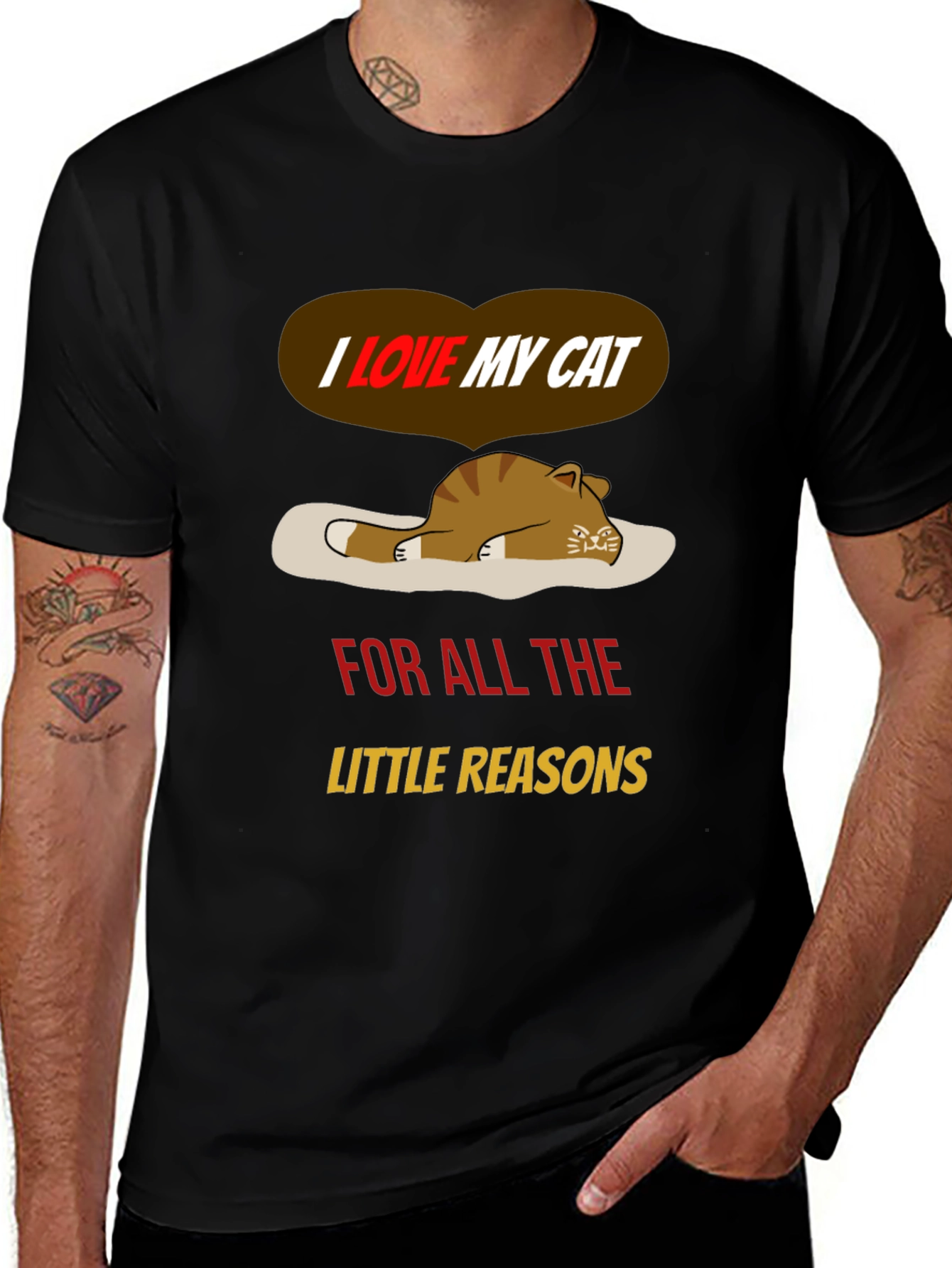 I Love My Cat T-Shirt