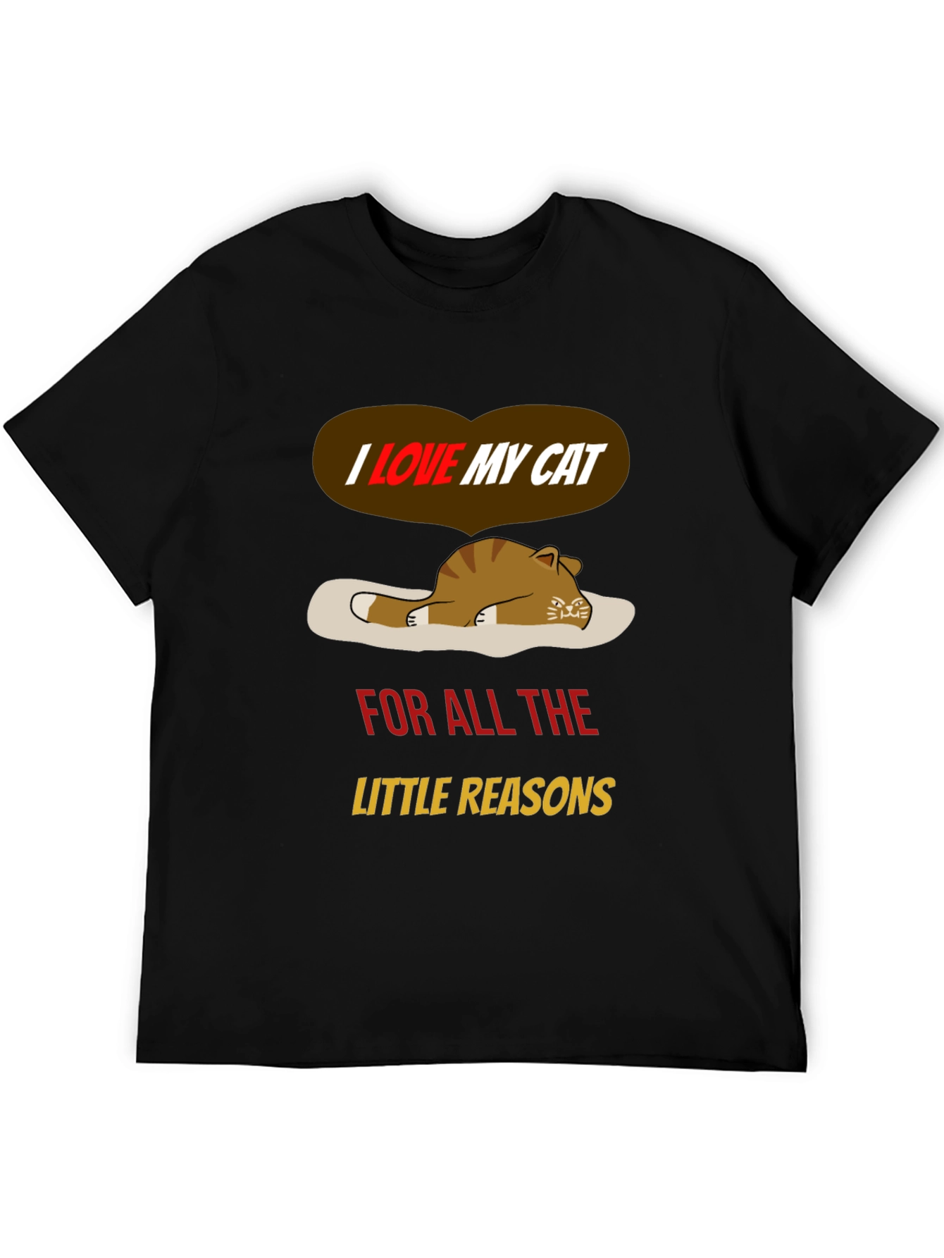 I Love My Cat T-Shirt