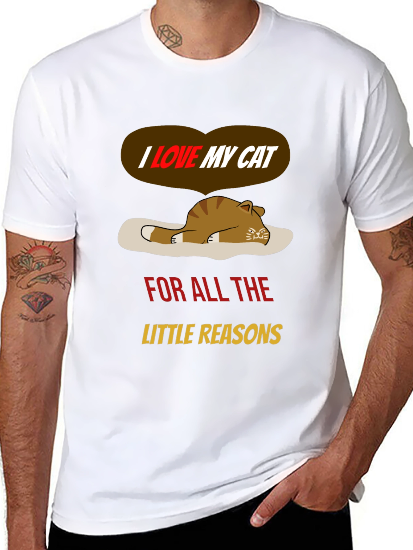 I Love My Cat T-Shirt