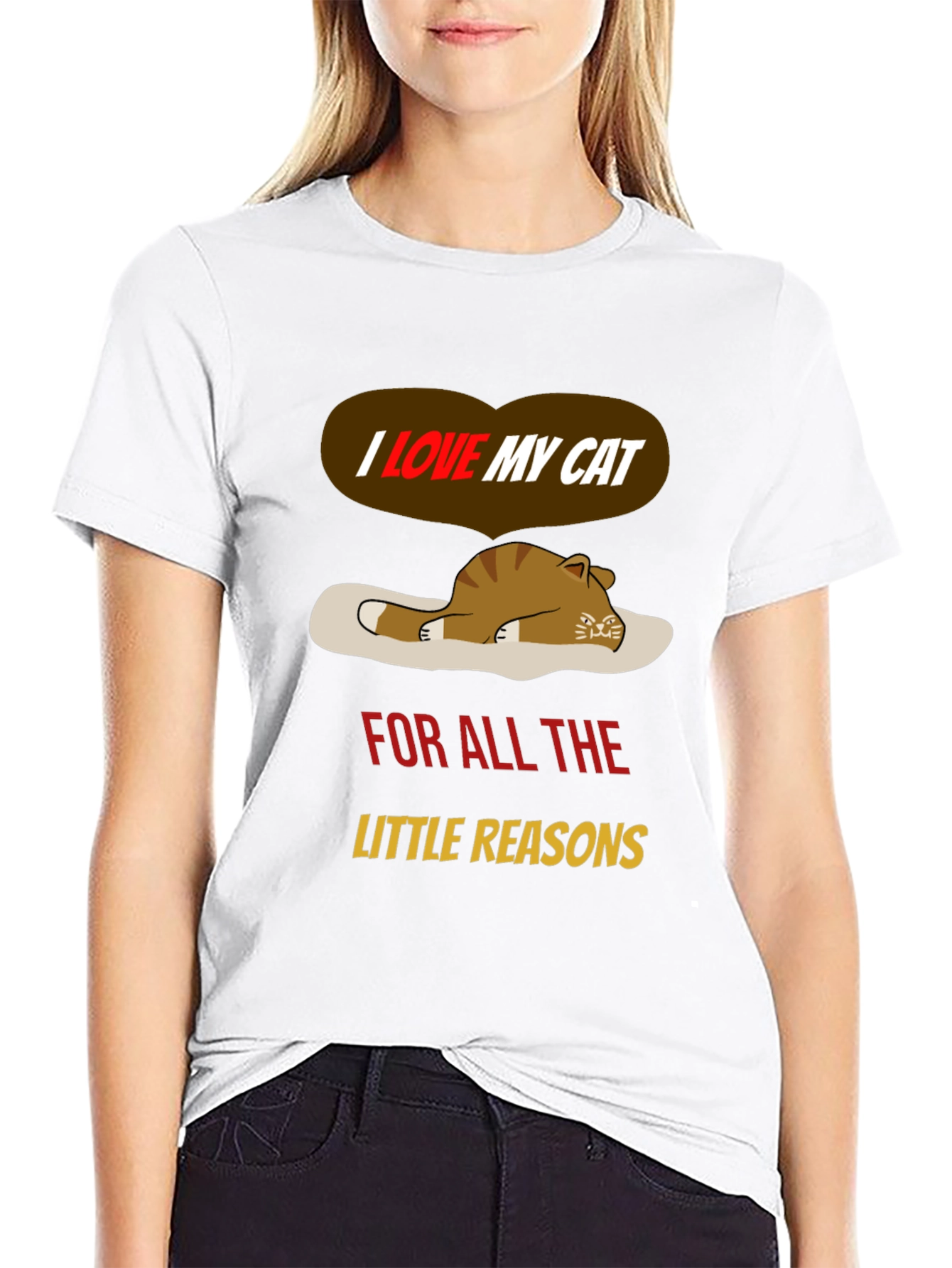 I Love My Cat T-Shirt