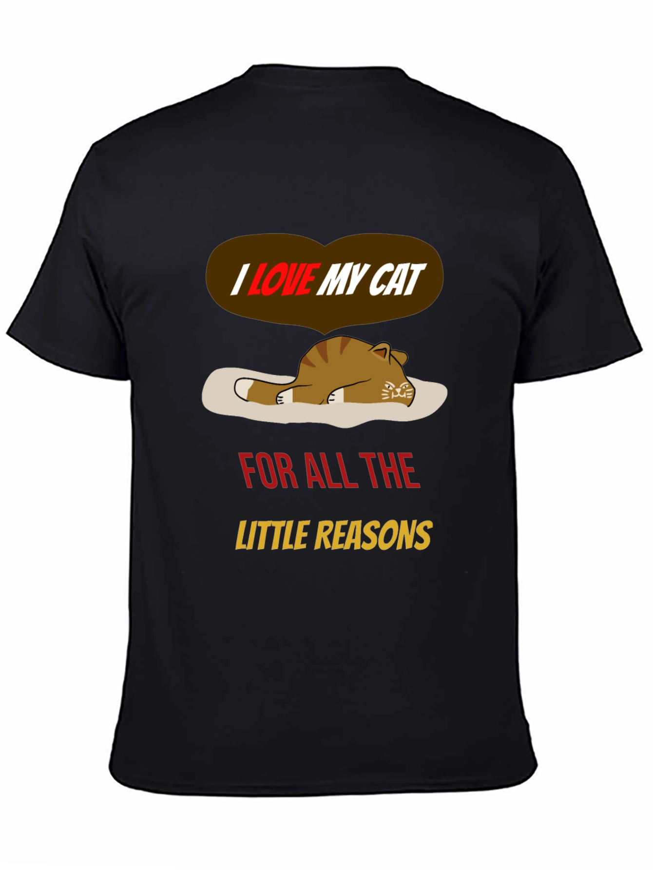 I Love My Cat T-Shirt