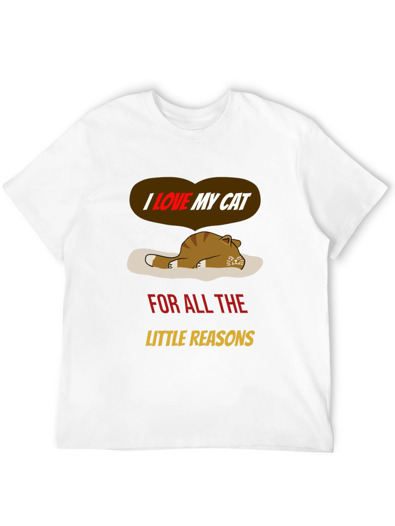 I Love My Cat T-Shirt