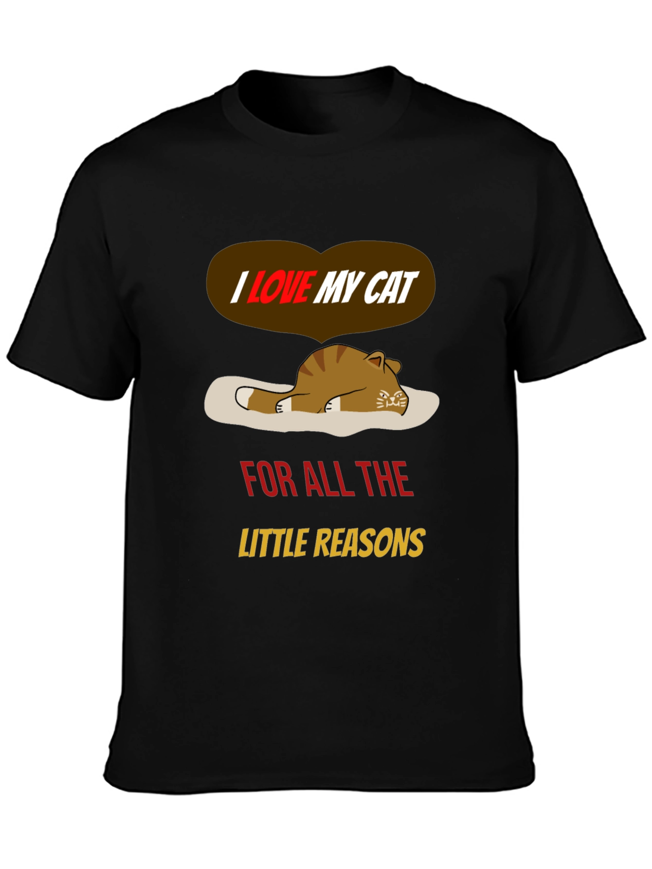 I Love My Cat T-Shirt