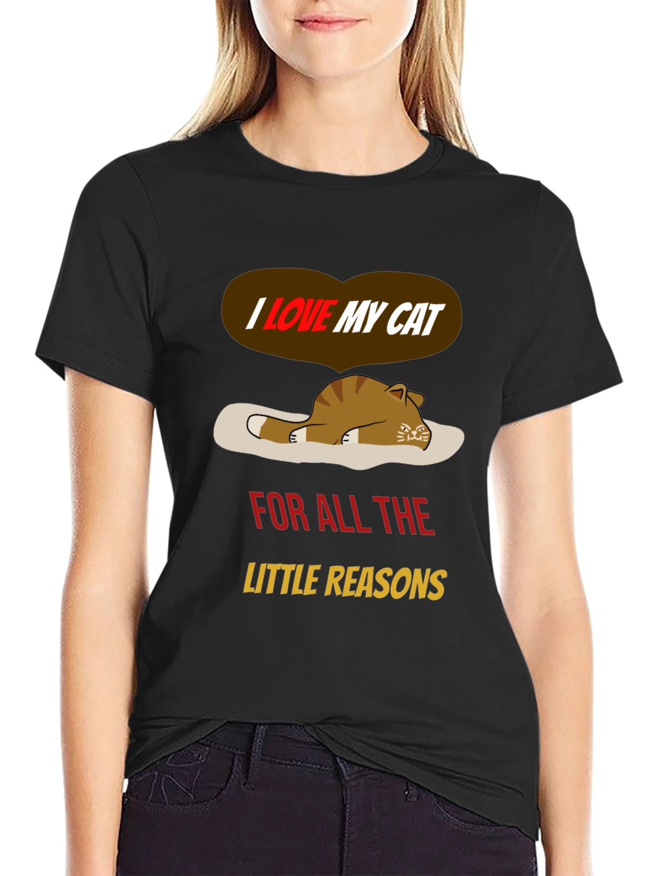 I Love My Cat T-Shirt