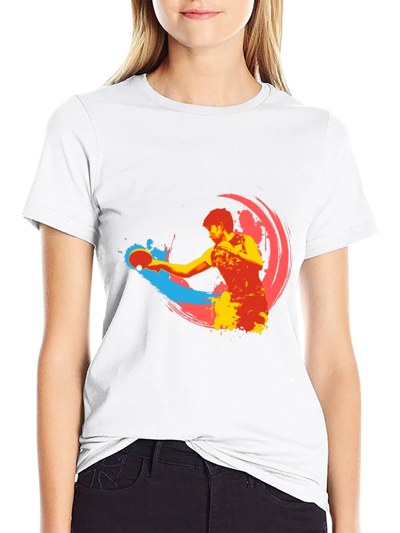 Ping Pong Player Graphic T-Shirt - Stylish & Unique
