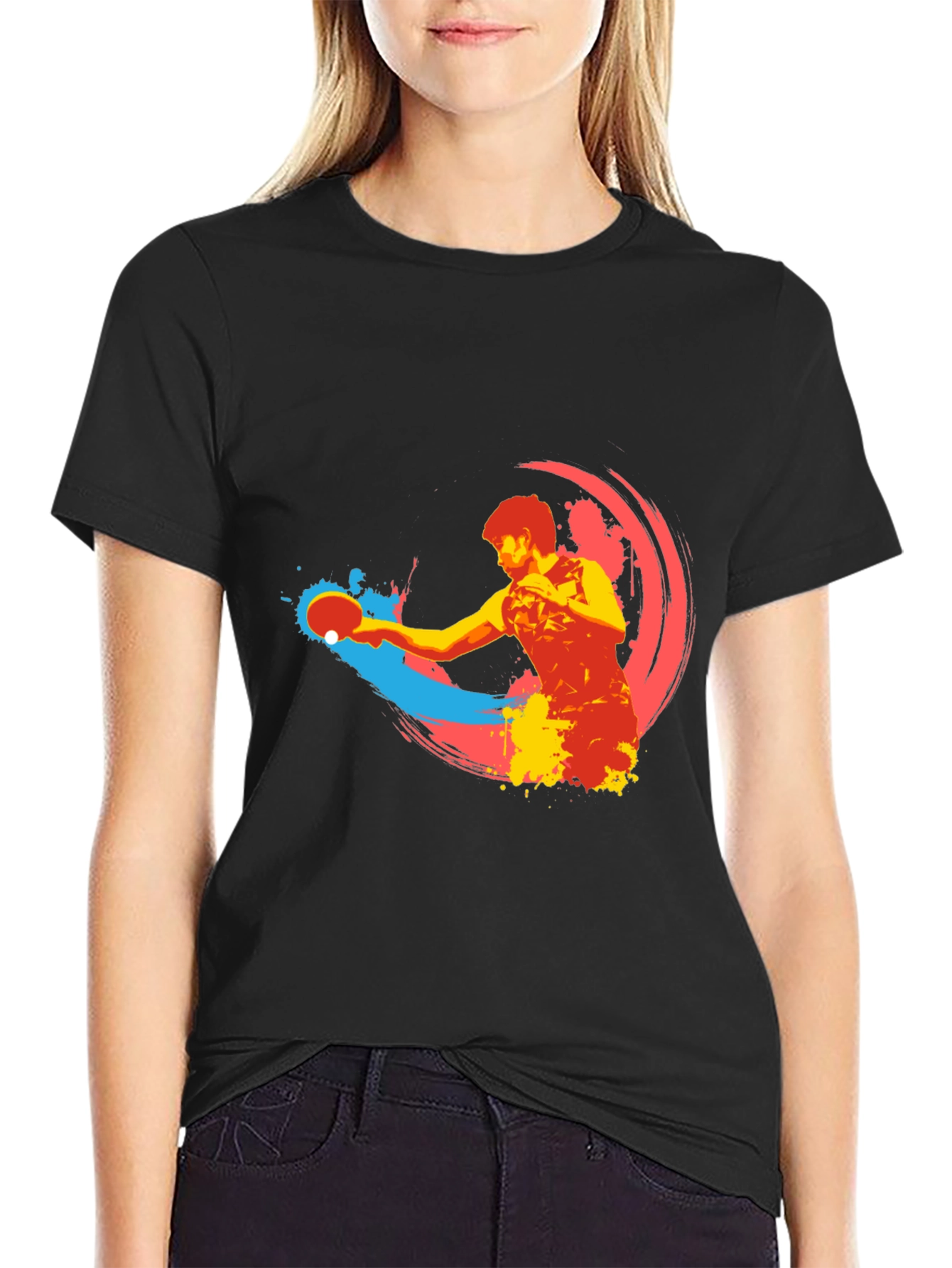 Ping Pong Player Graphic T-Shirt - Stylish & Unique