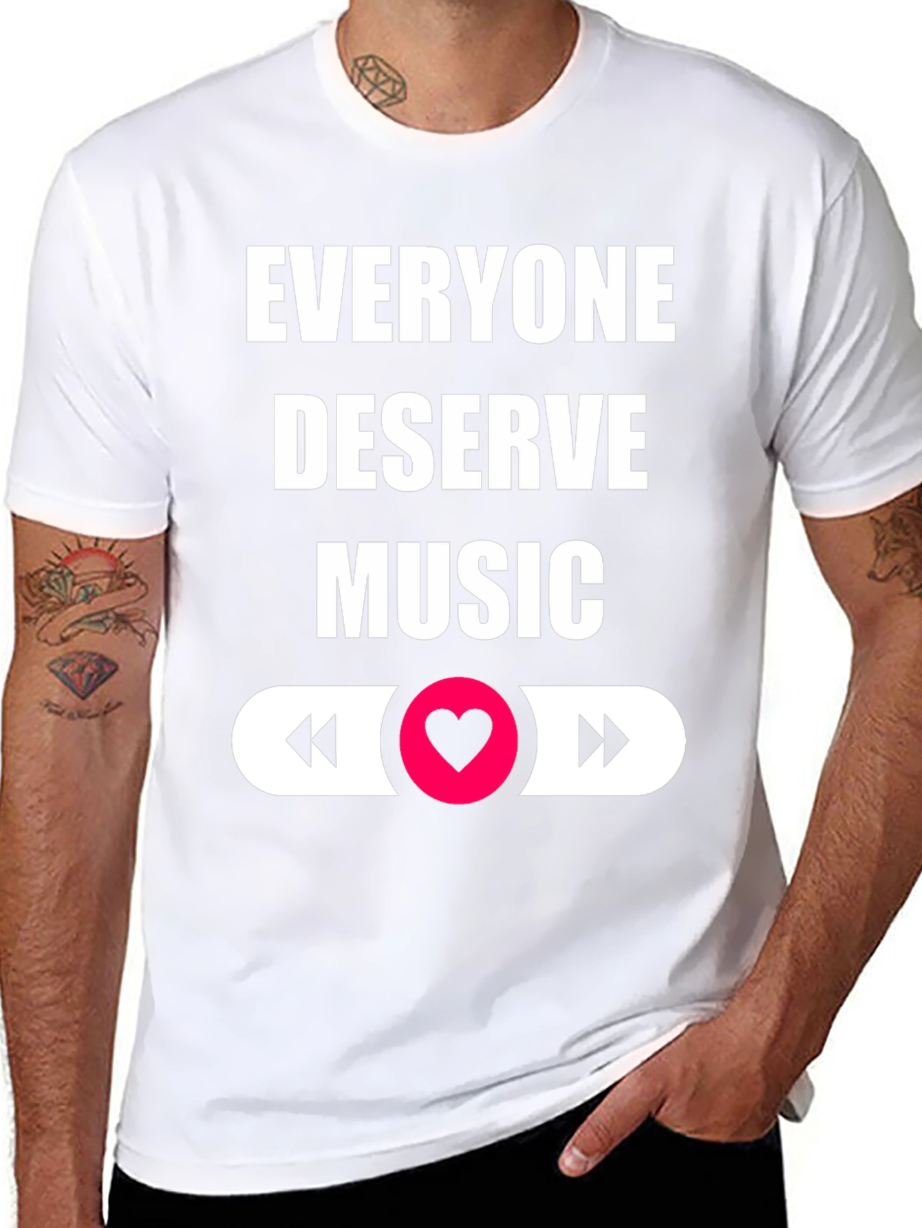 Music Lover T-Shirt - Everyone Deserves Music