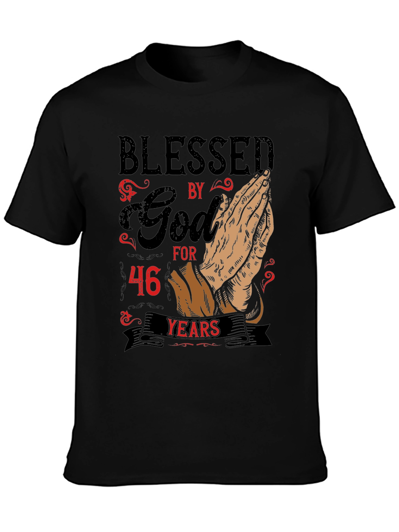 Blessed by God for 46 Years Graphic Tee