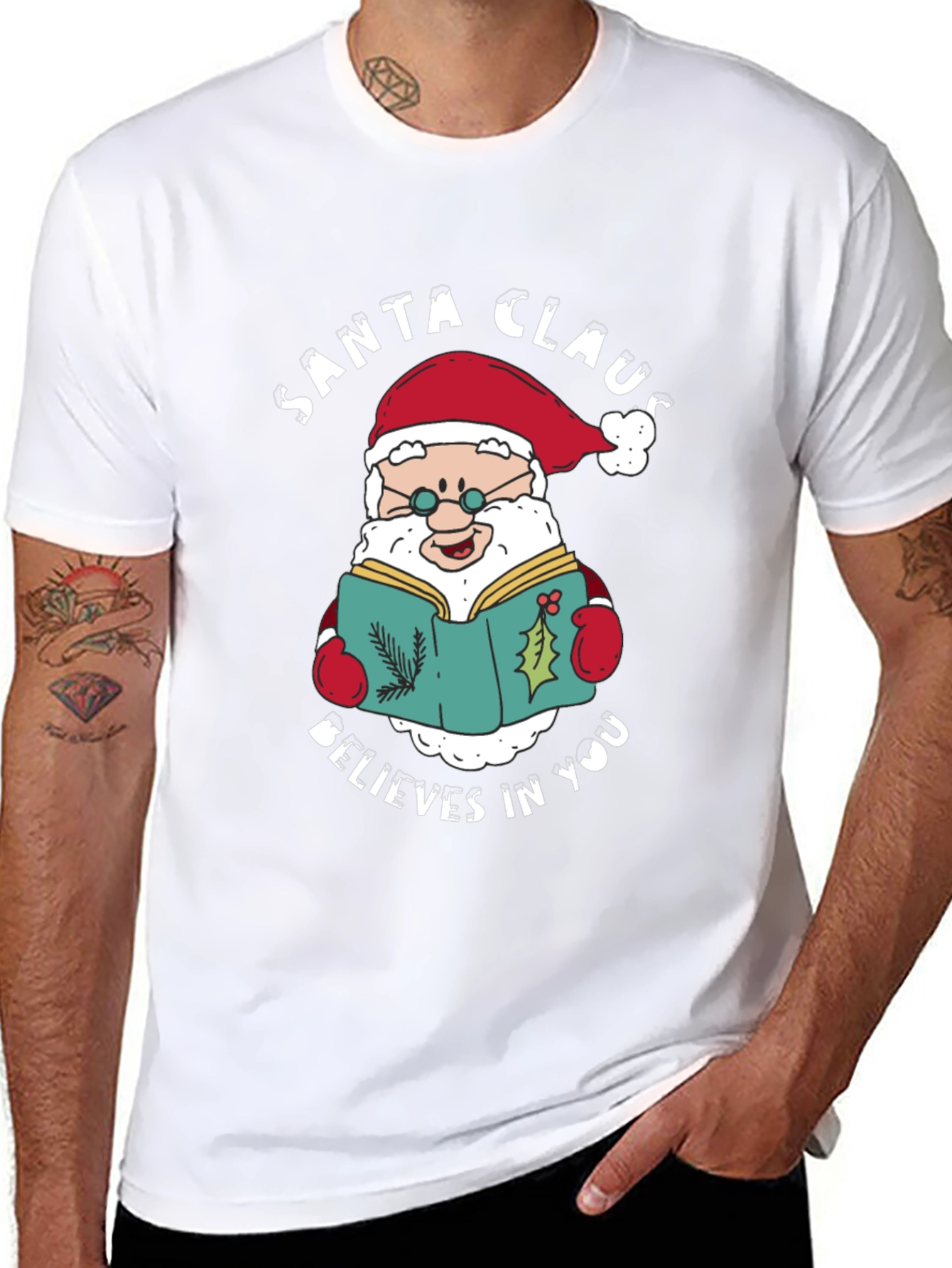 Santa Claus Believes In You T-Shirt