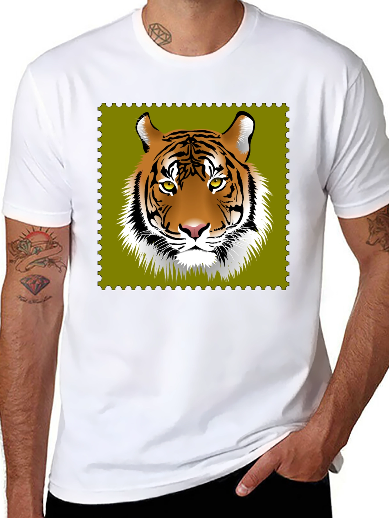 Tiger Graphic T-Shirt - Cool Animal Tee