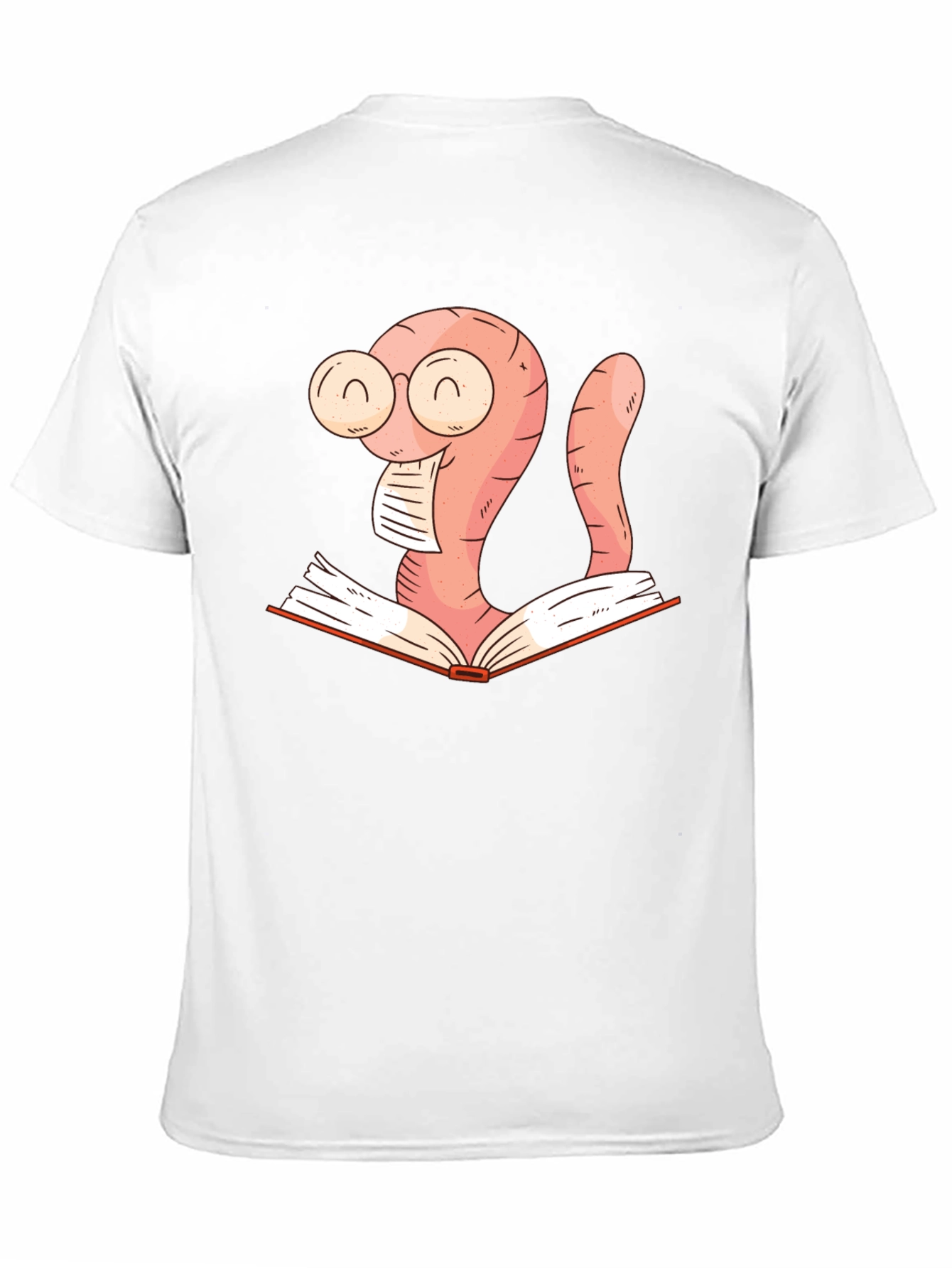 Bookworm Shirt - Reading Worm Design