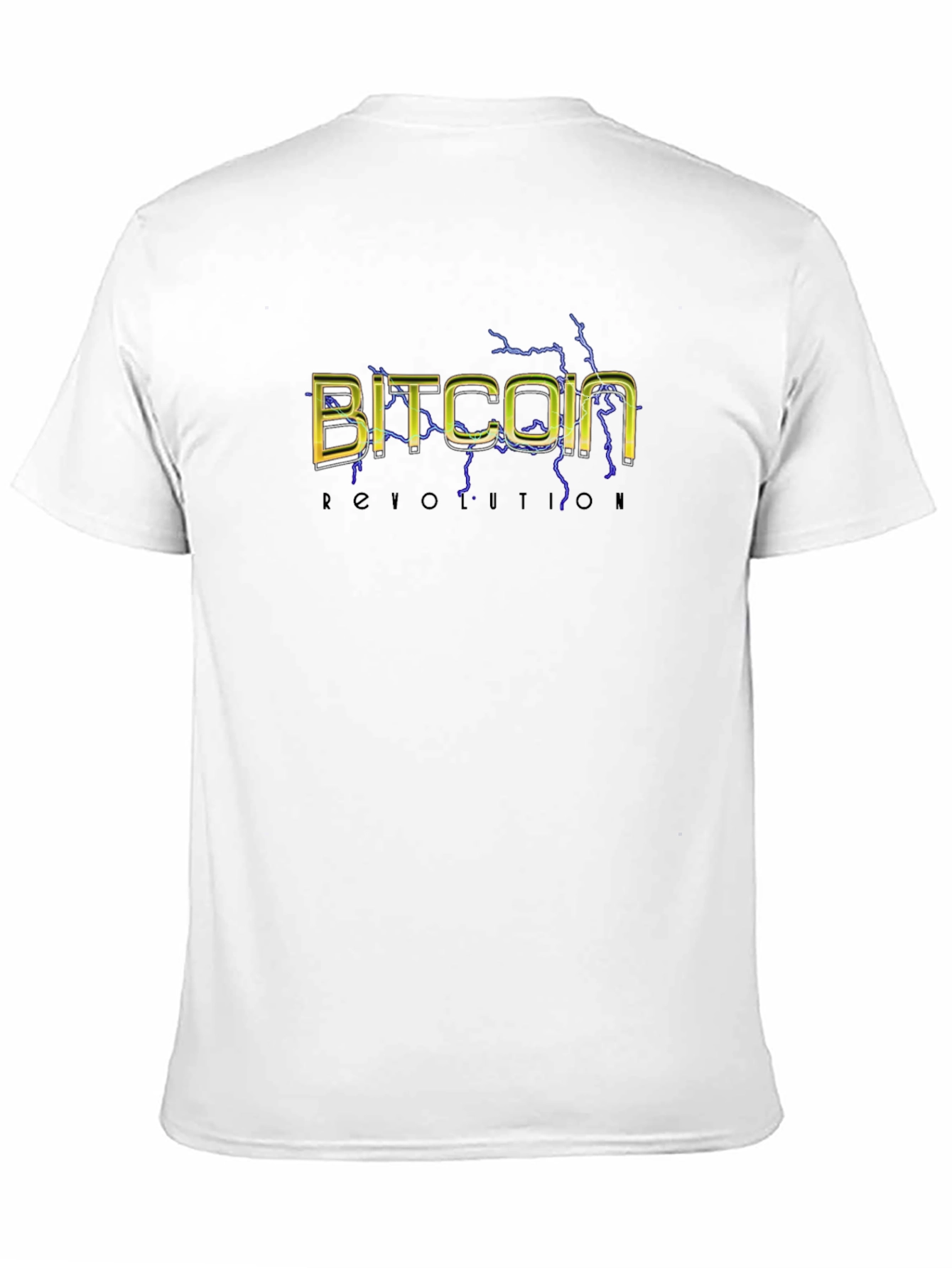 Bitcoin Revolution Graphic Black T-Shirt