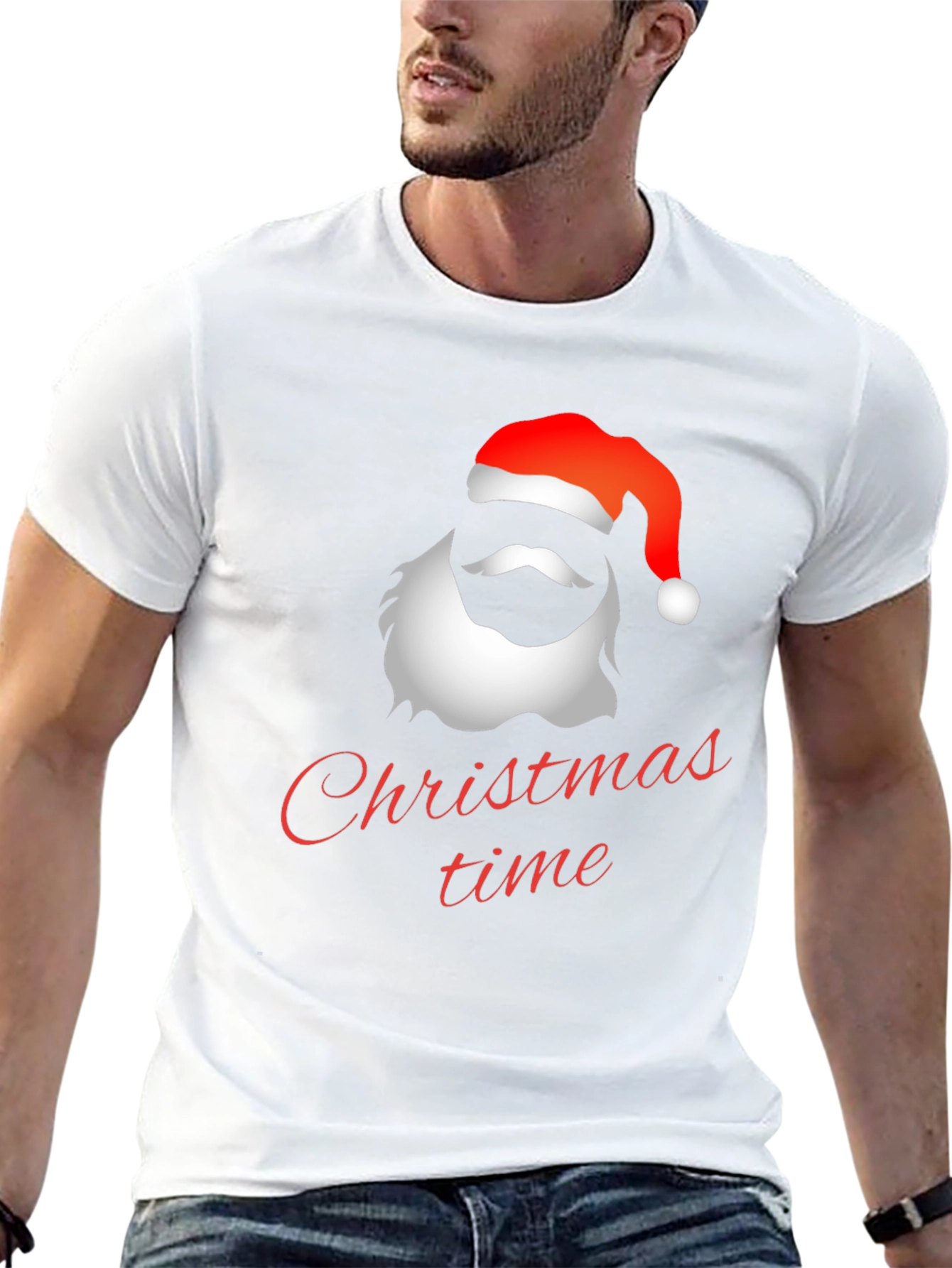 Christmas Time Santa Graphic Tee
