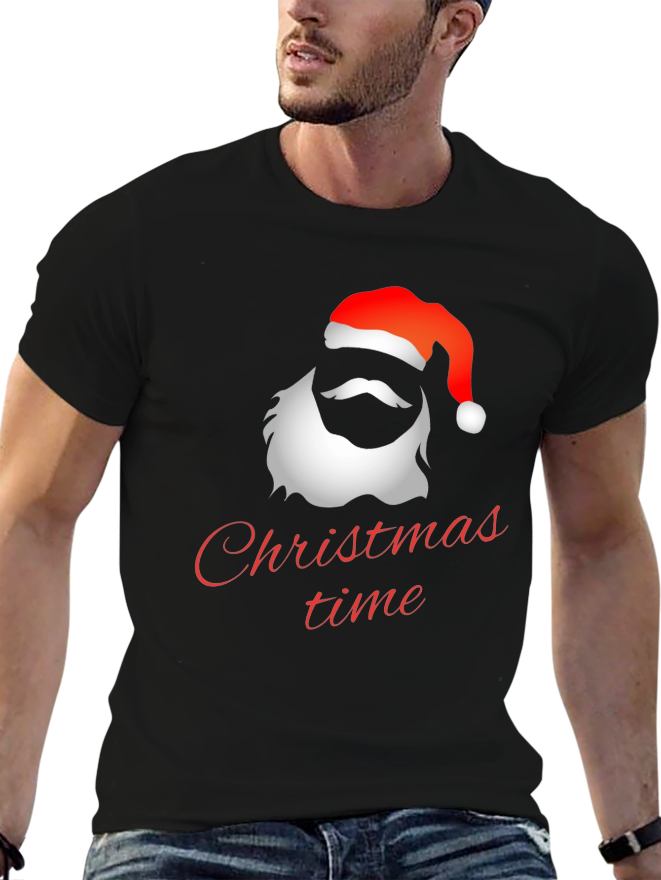 Christmas Time Santa Graphic Tee