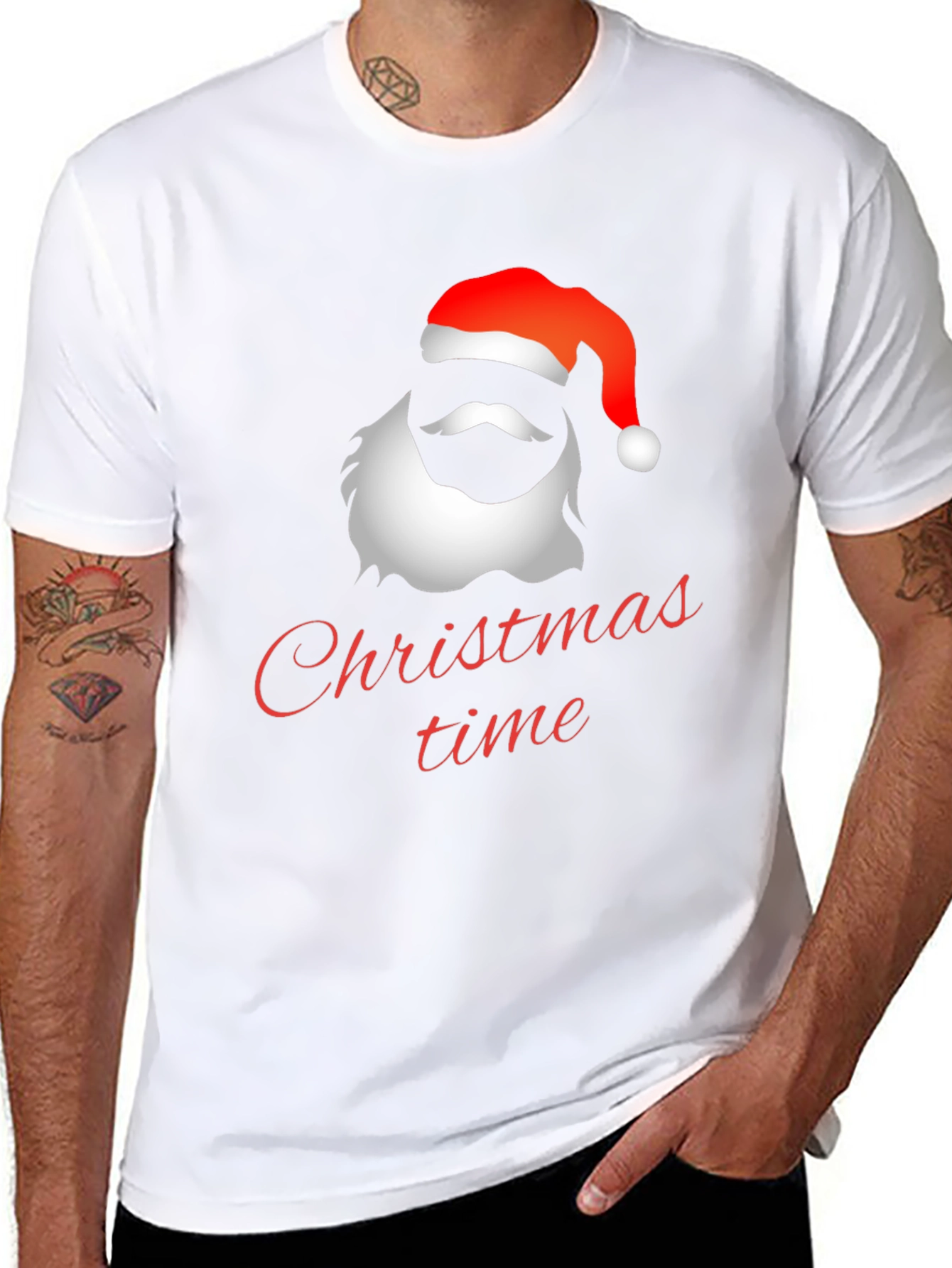 Christmas Time Santa Graphic Tee