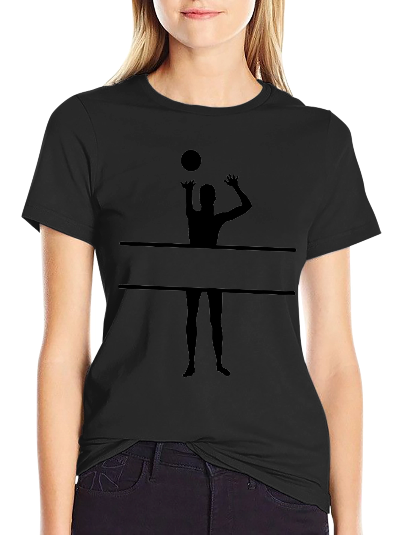 Volleyball Player Graphic Tee