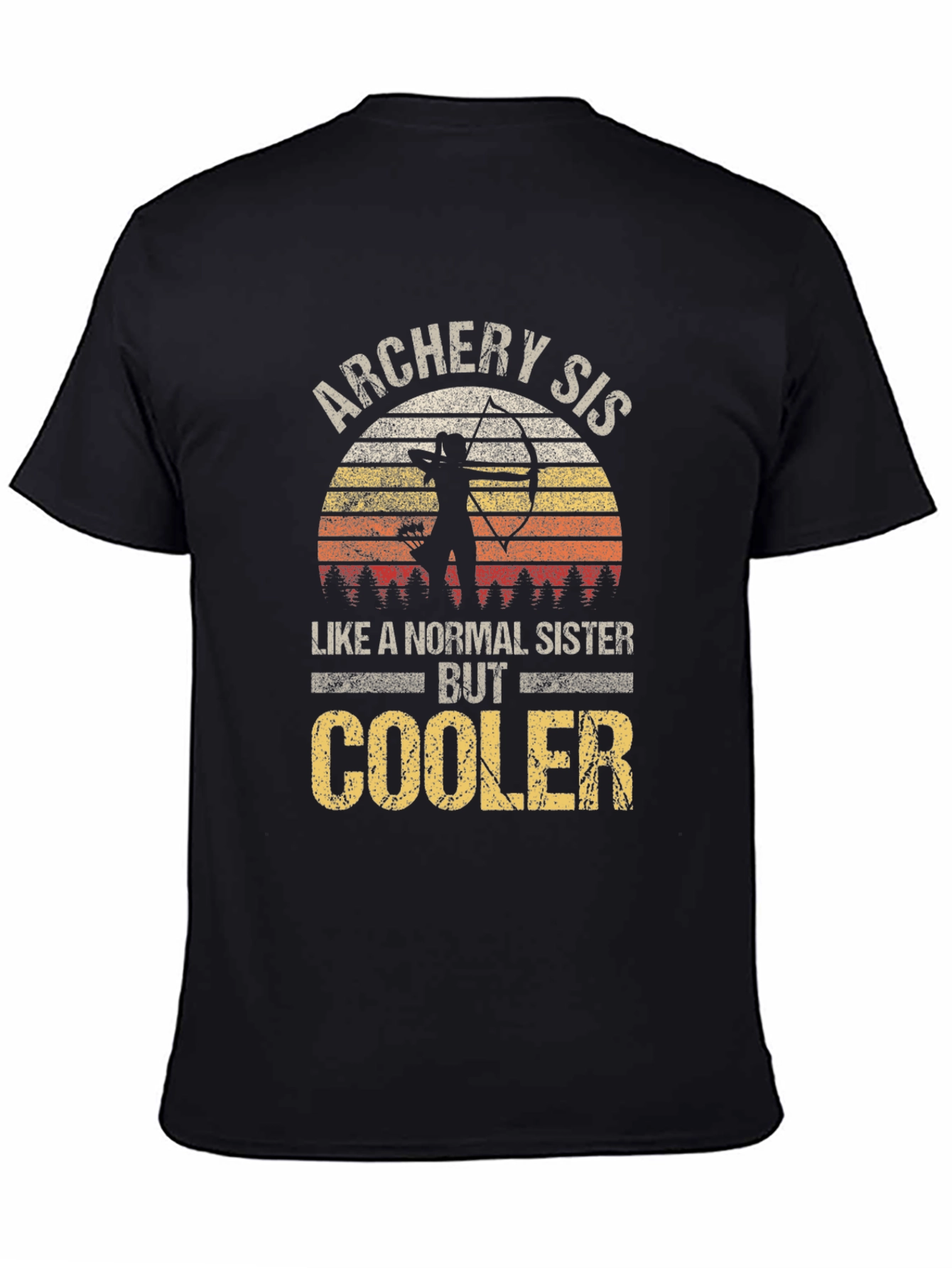 Archery Sister Graphic T-Shirt - Cool Sister Tee