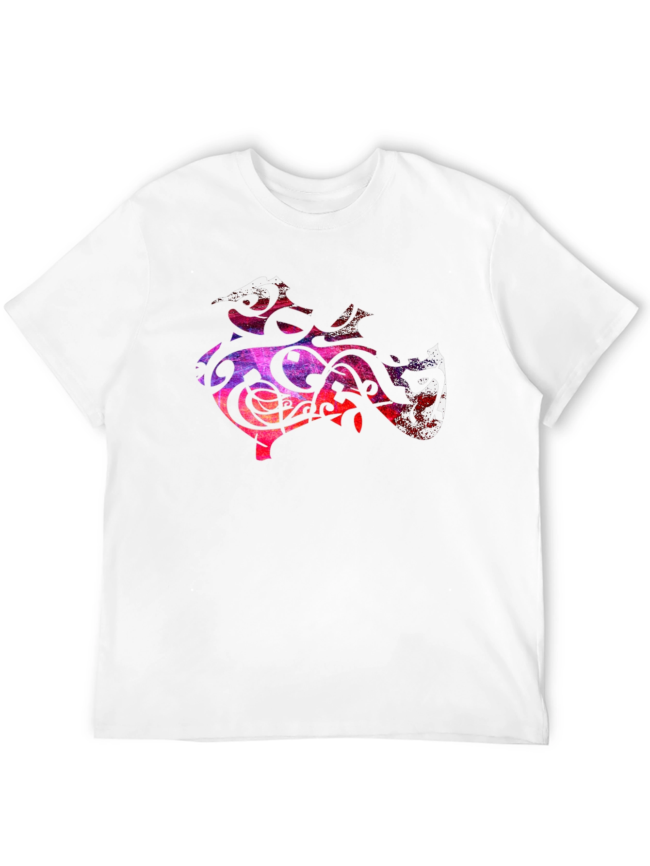 Abstract Art Tee - Black Graphic T-Shirt