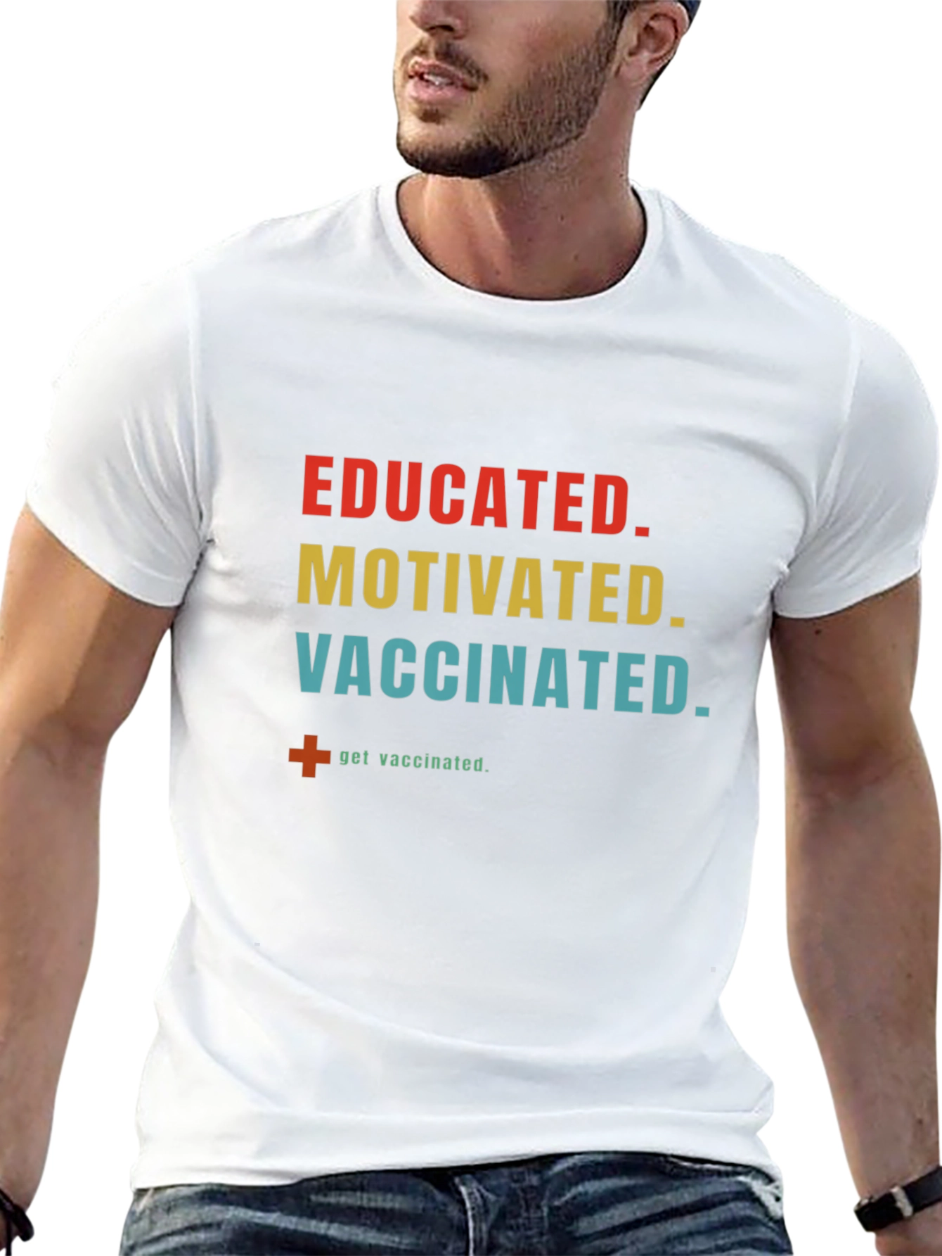 Educated Motivated Vaccinated T-Shirt