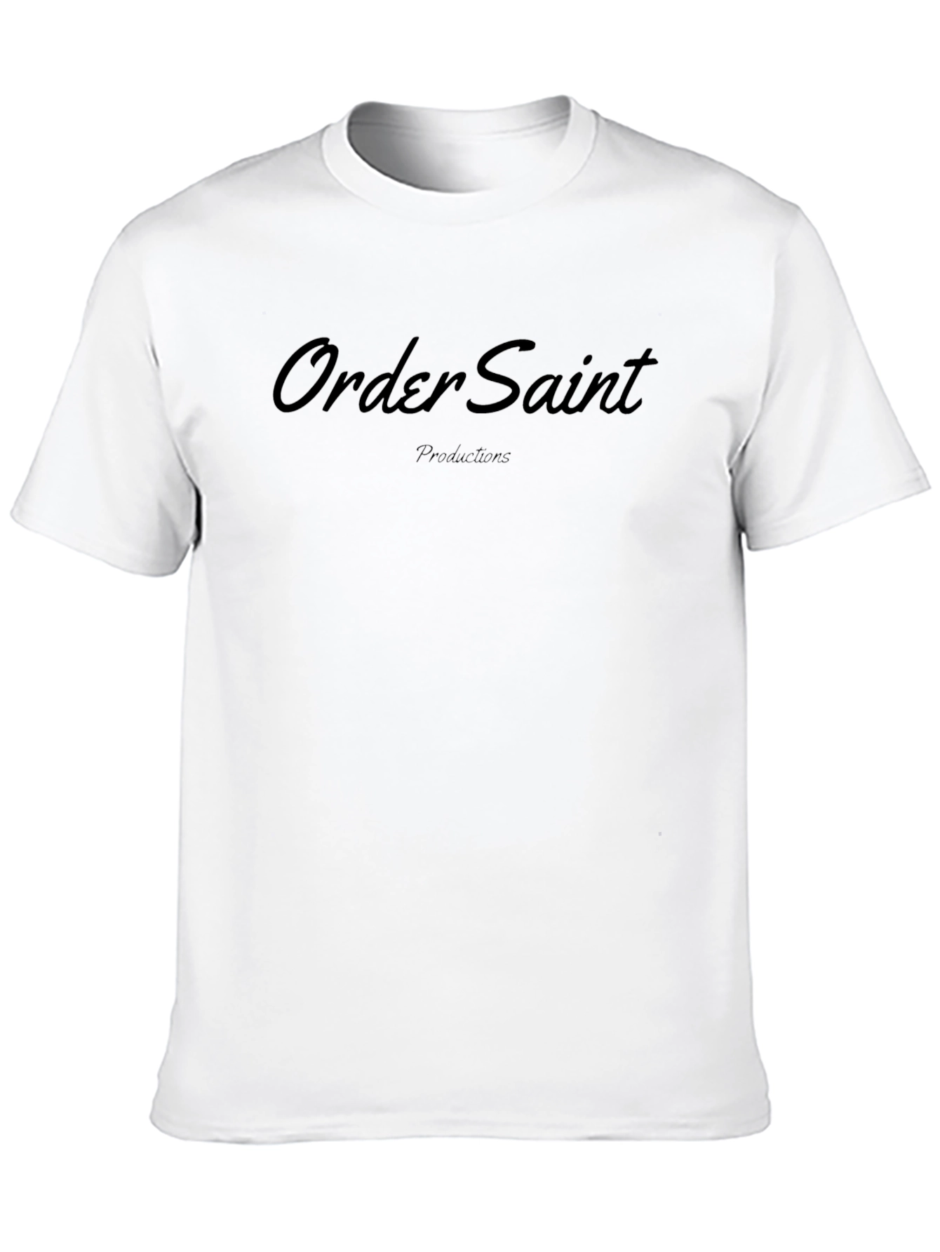 Order Saint Productions Black Graphic Tee