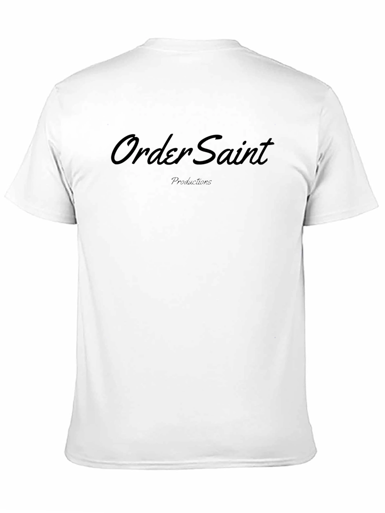 Order Saint Productions Black Graphic Tee