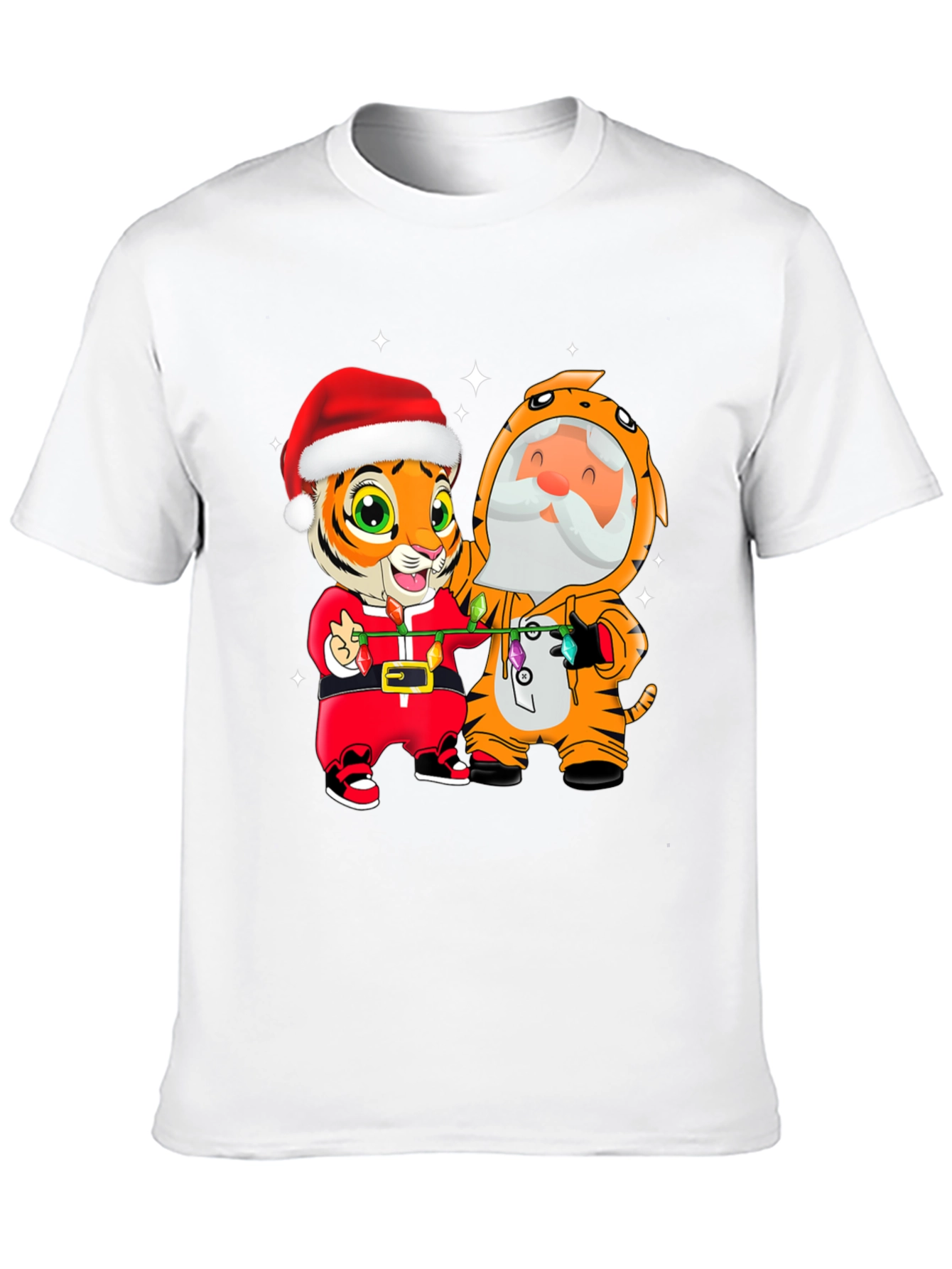 Festive Tiger Graphic Tee