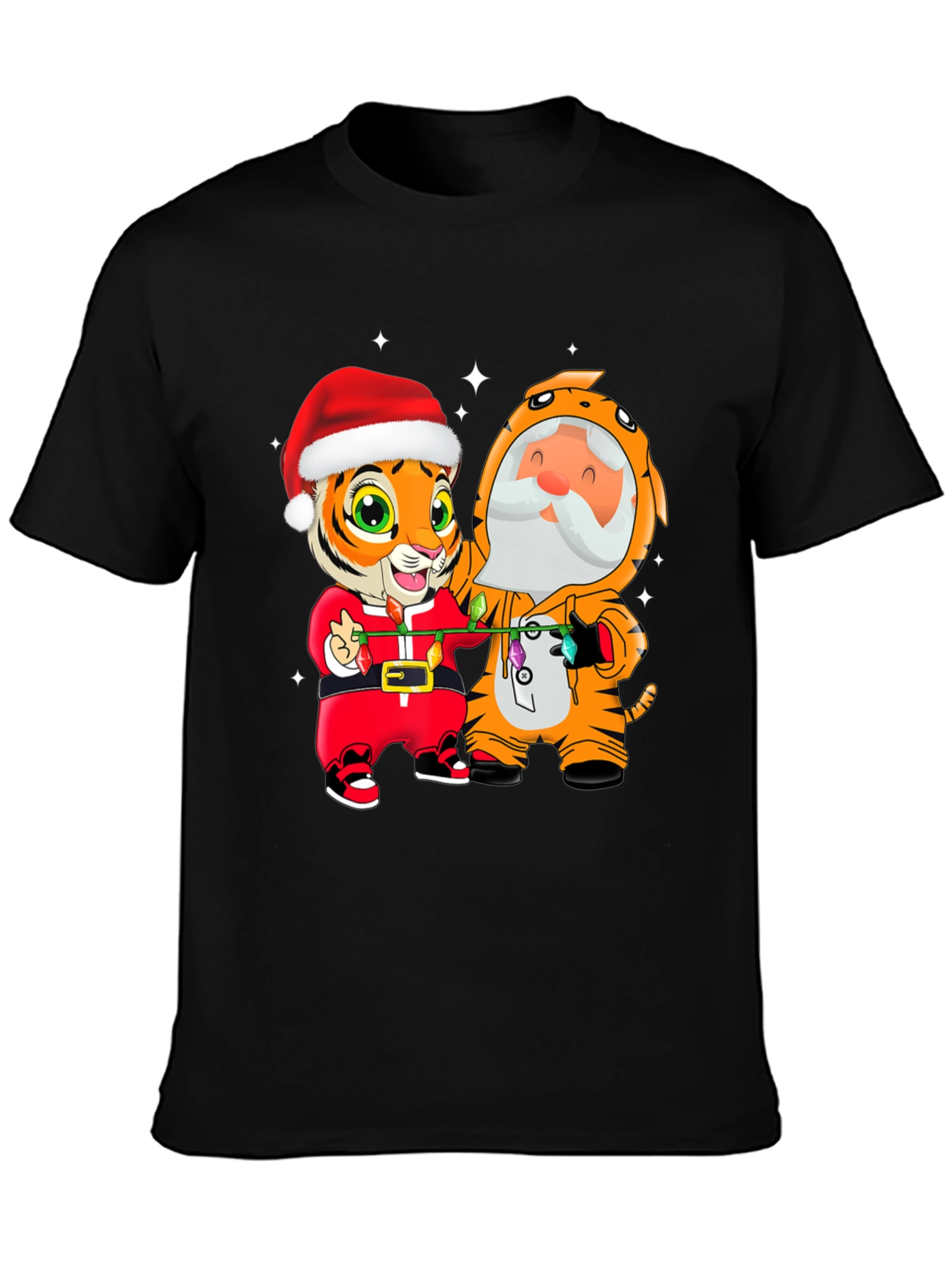 Festive Tiger Graphic Tee