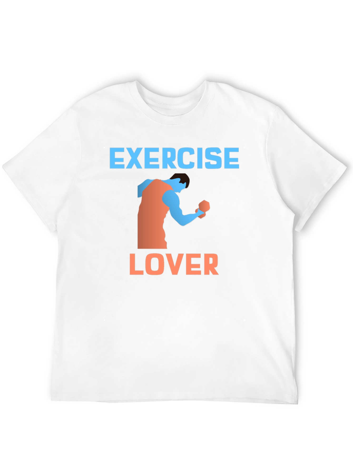 Exercise Lover Graphic Tee - Black