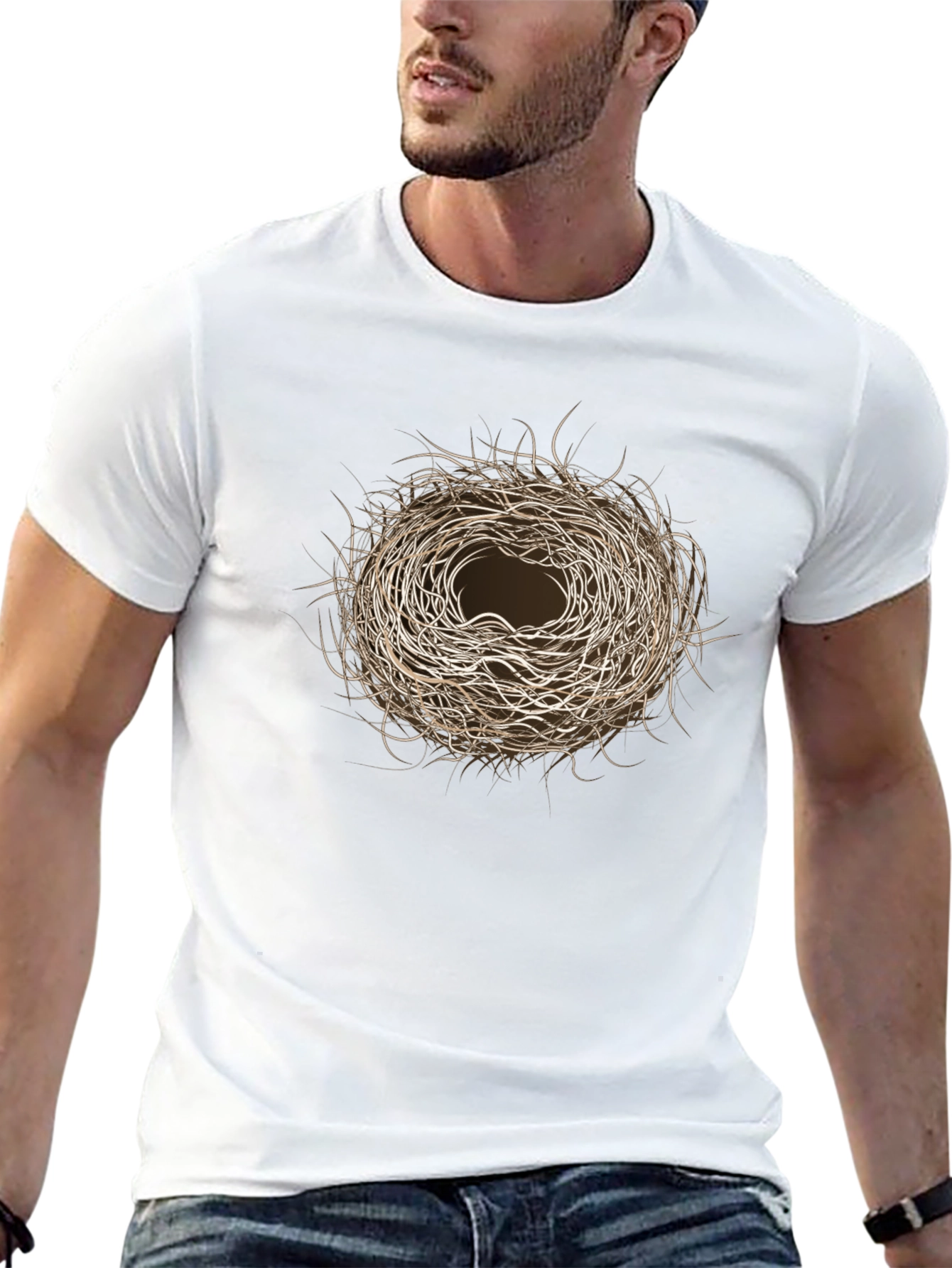 Nest Graphic Black T-Shirt