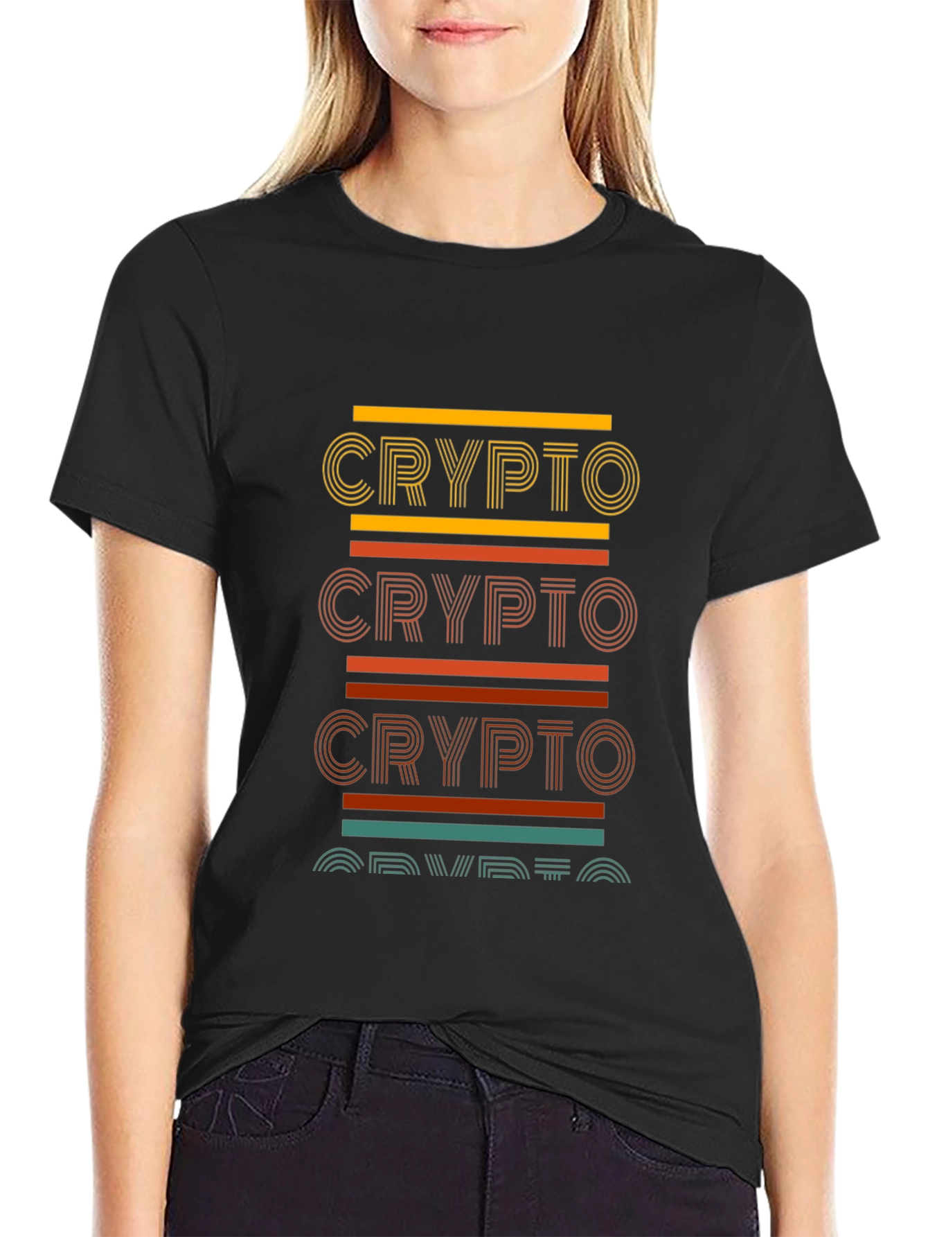 Crypto Retro T-Shirt - Bold Design