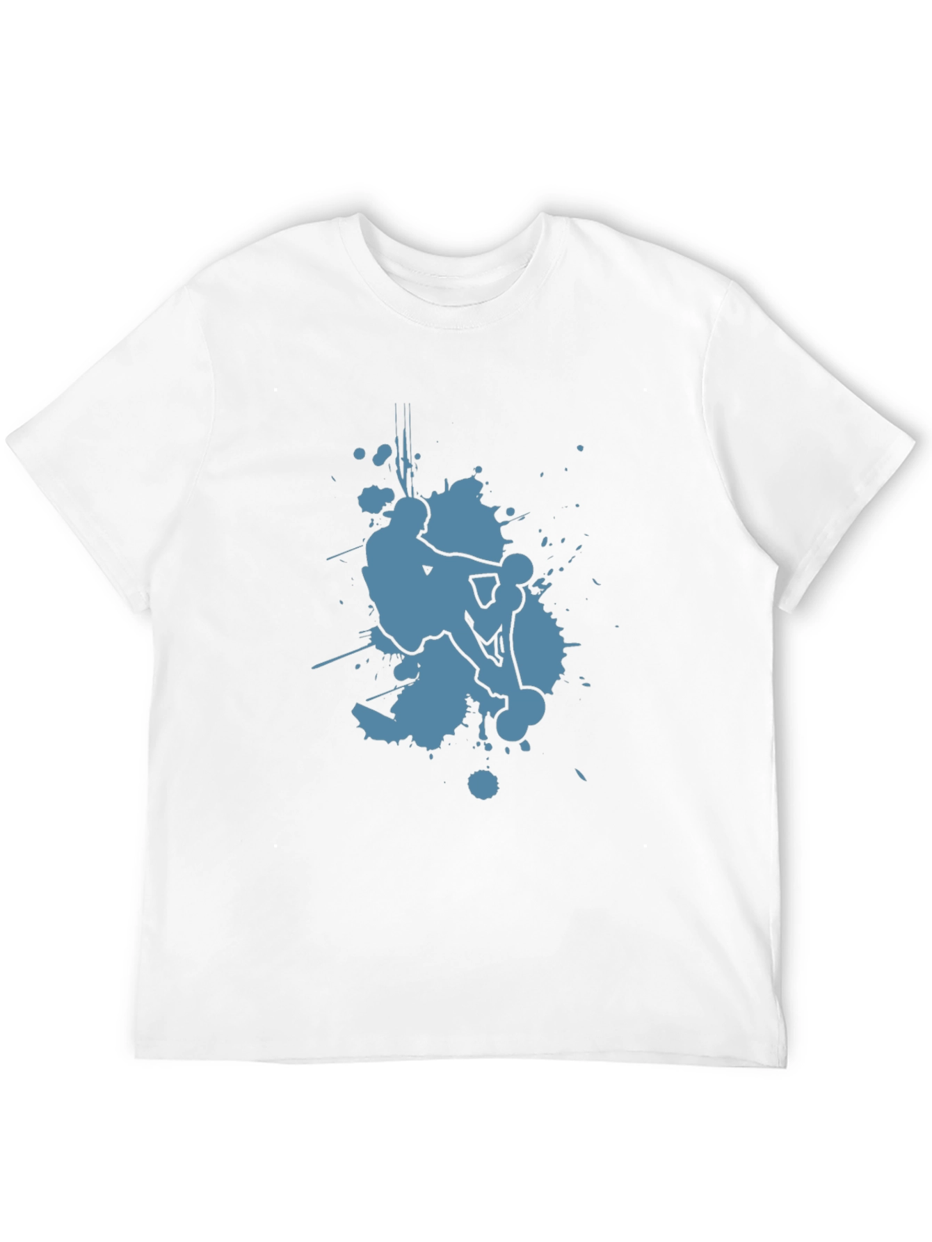 Abstract Skater Graphic T-Shirt